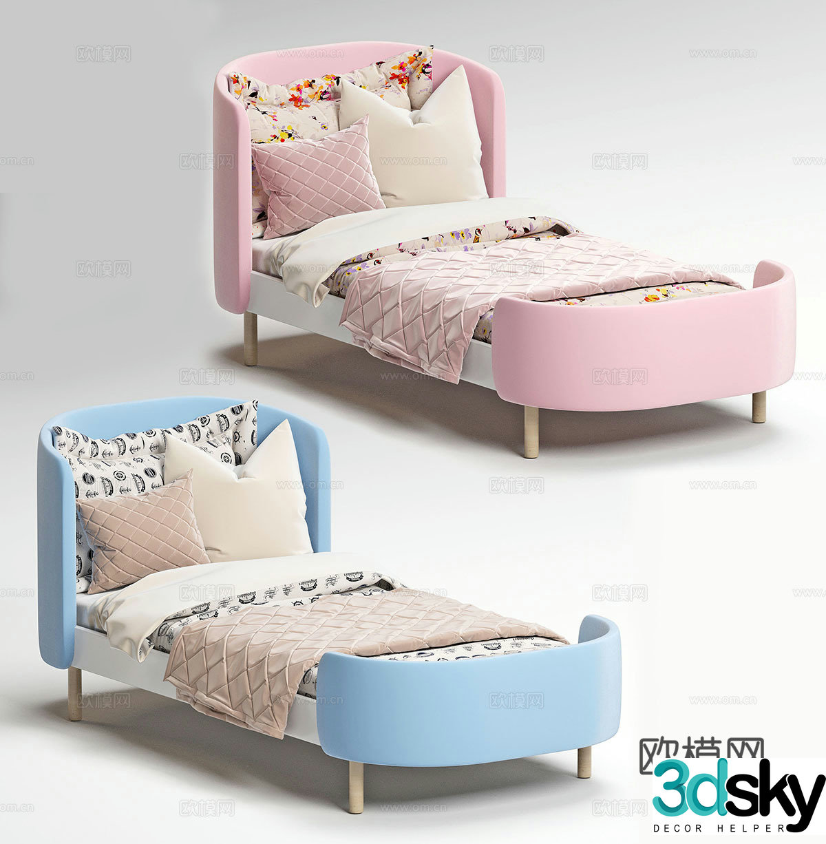 Children’s bed 3d model