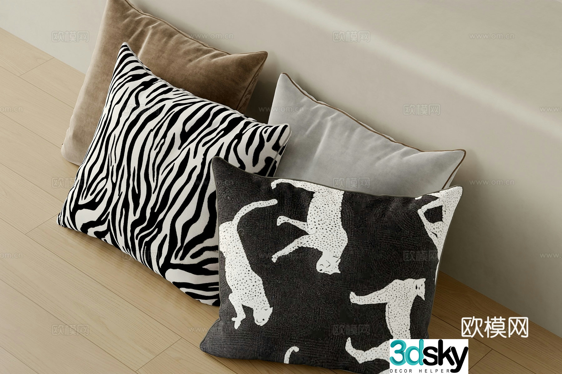 Universal pillow 3D model