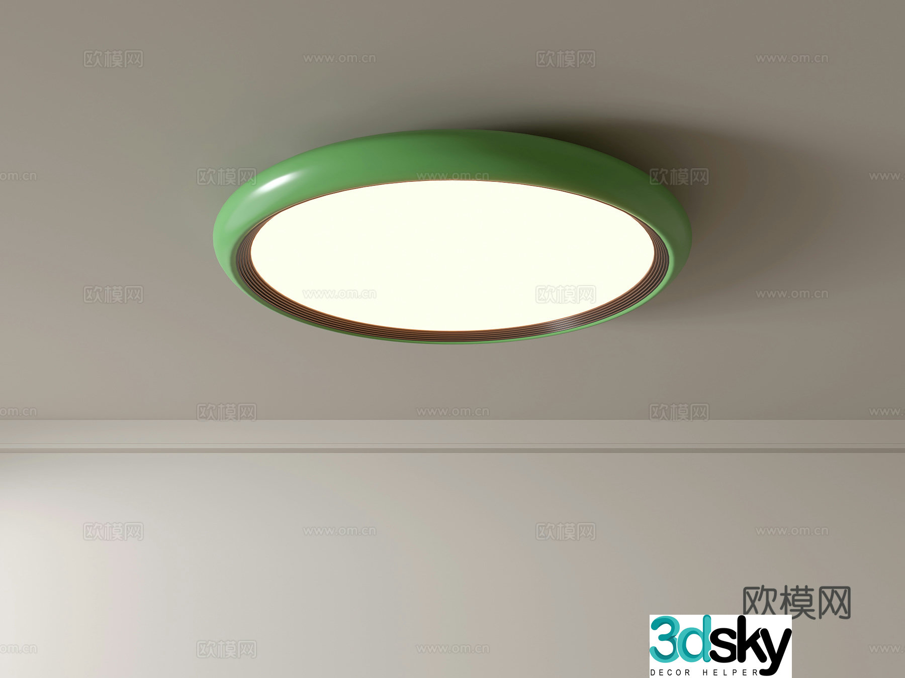 Modern ceiling lamp Geometric ceiling lamp Bedroom lamp Artistic shaped lamp Fashion living room lamp 3D model