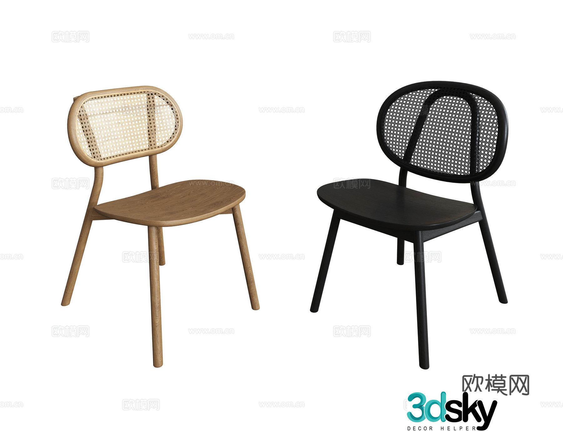 Modern leisure chair 3d model