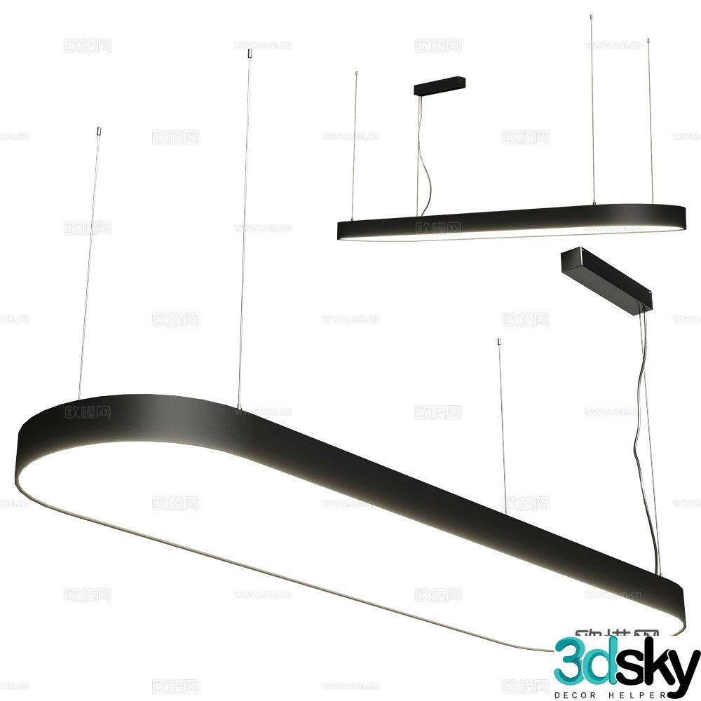 Artlight chandelier 3d model
