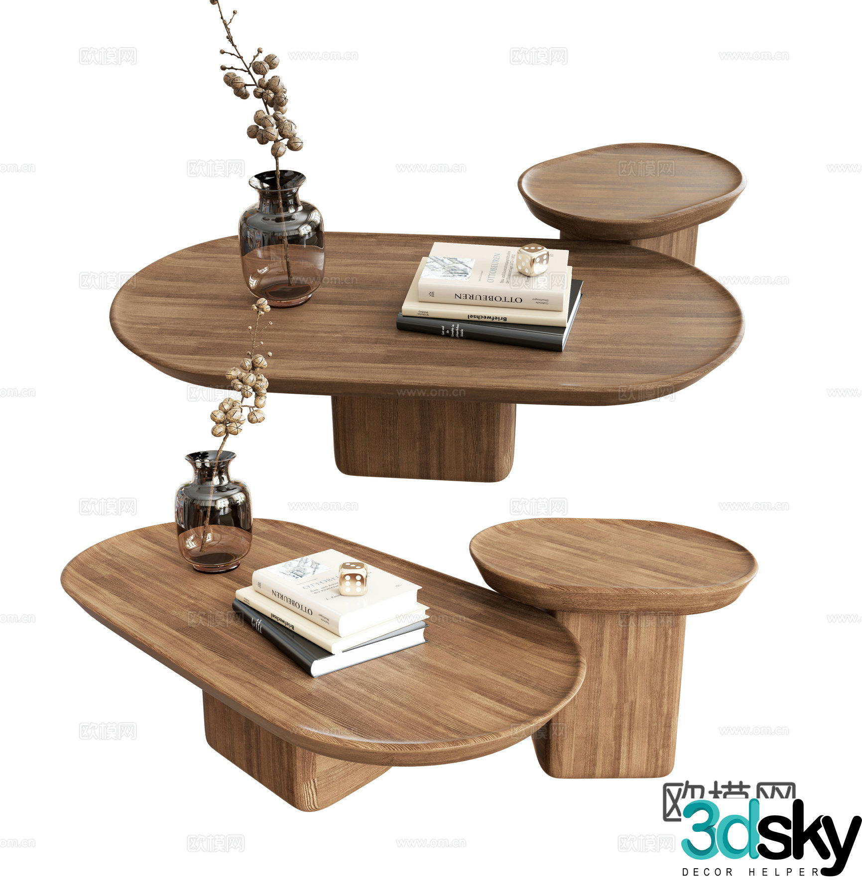 Modern coffee table 3d model