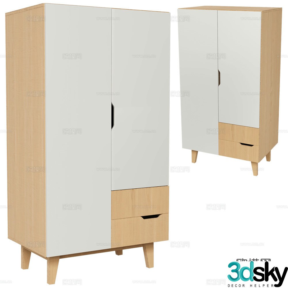 Radis Wardrobe 3d Model