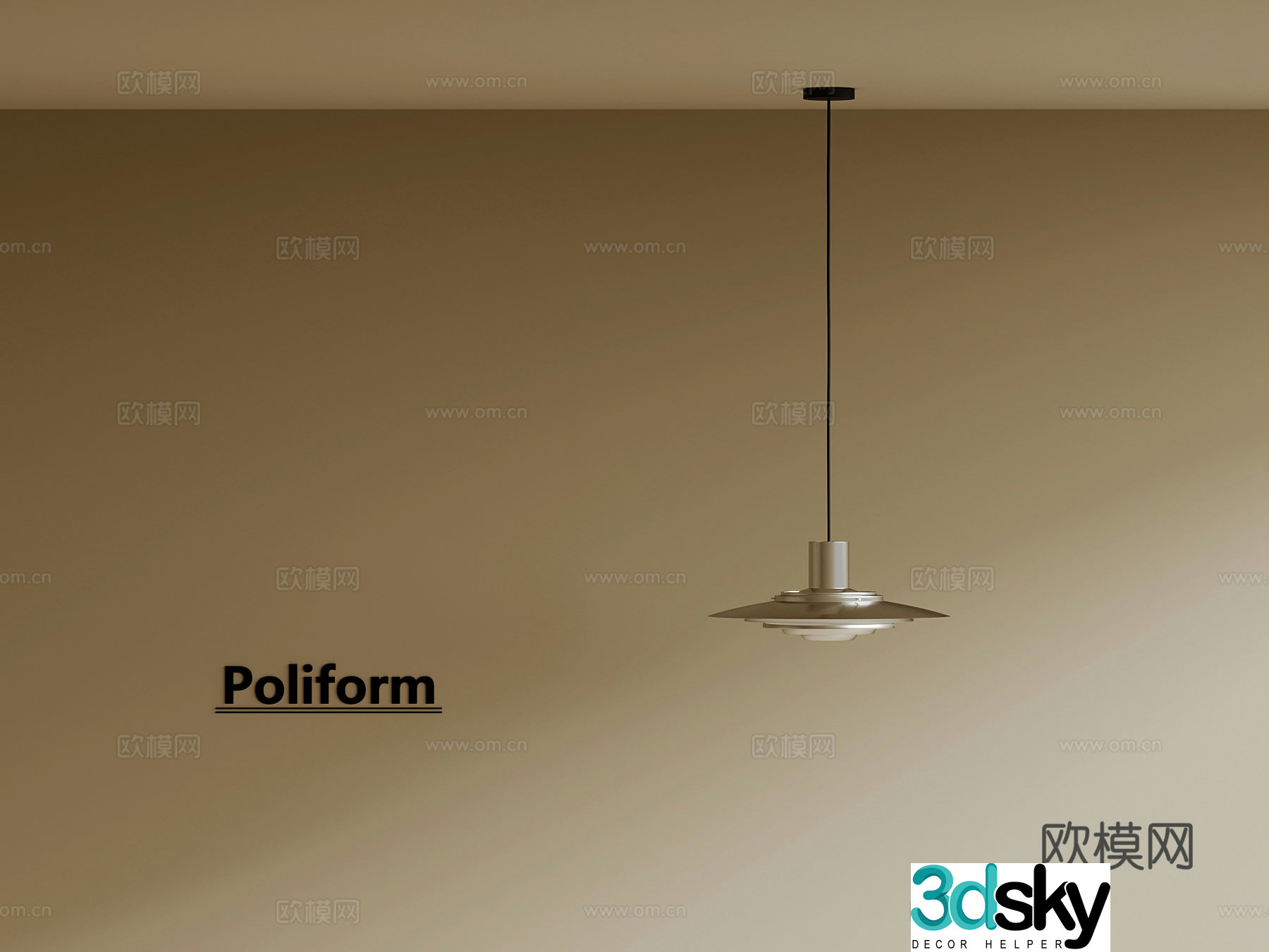 Modern simple chandelier decorative chandelier small chandelier 3d model