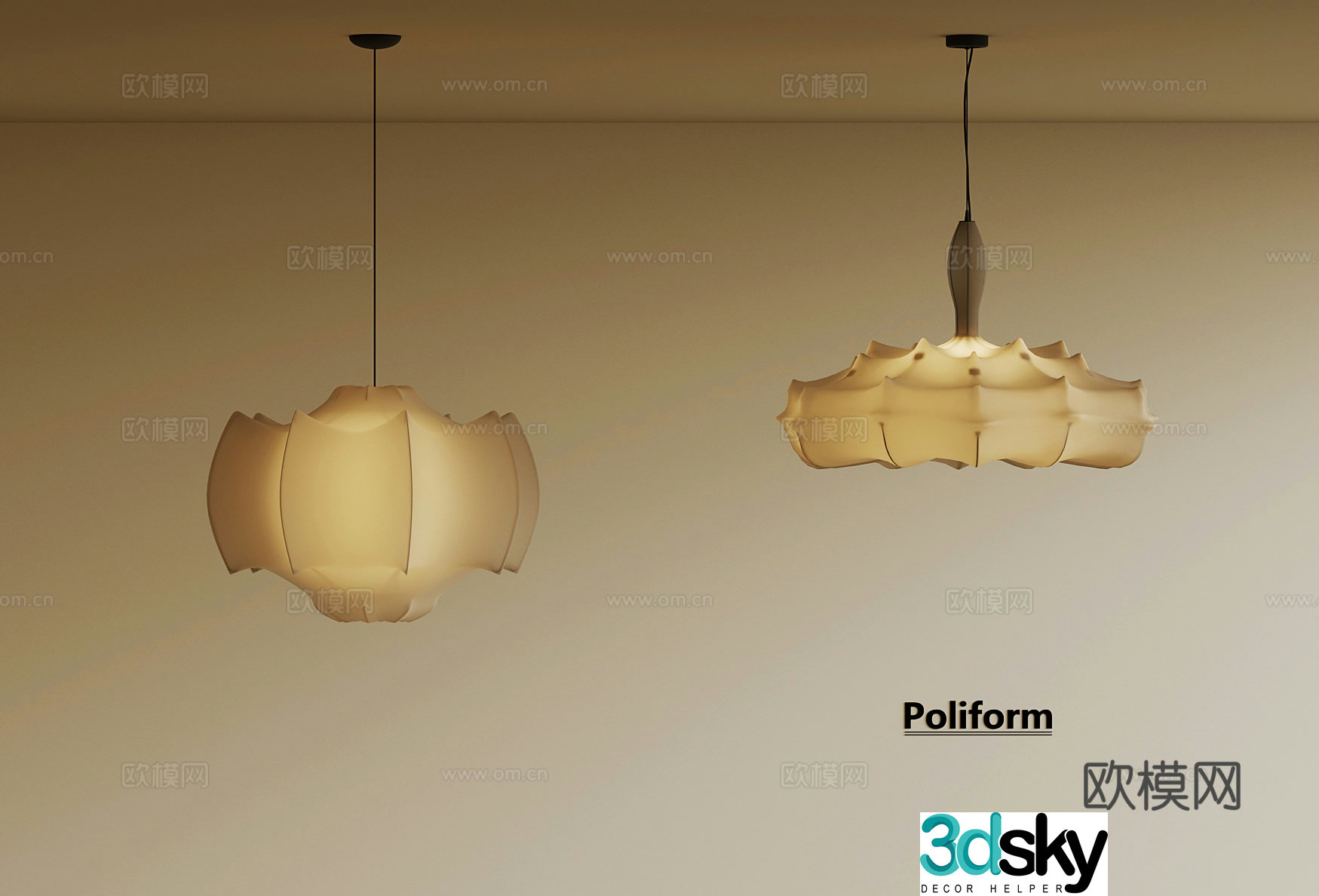 3D model of medieval chandelier