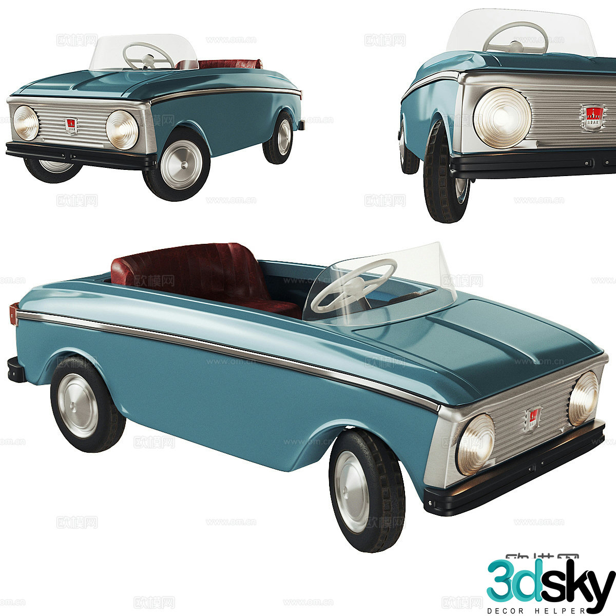 Children’s car 3d model
