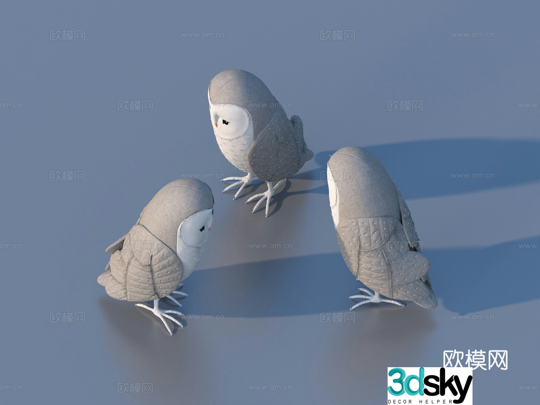 Ornament wool toy 3d model