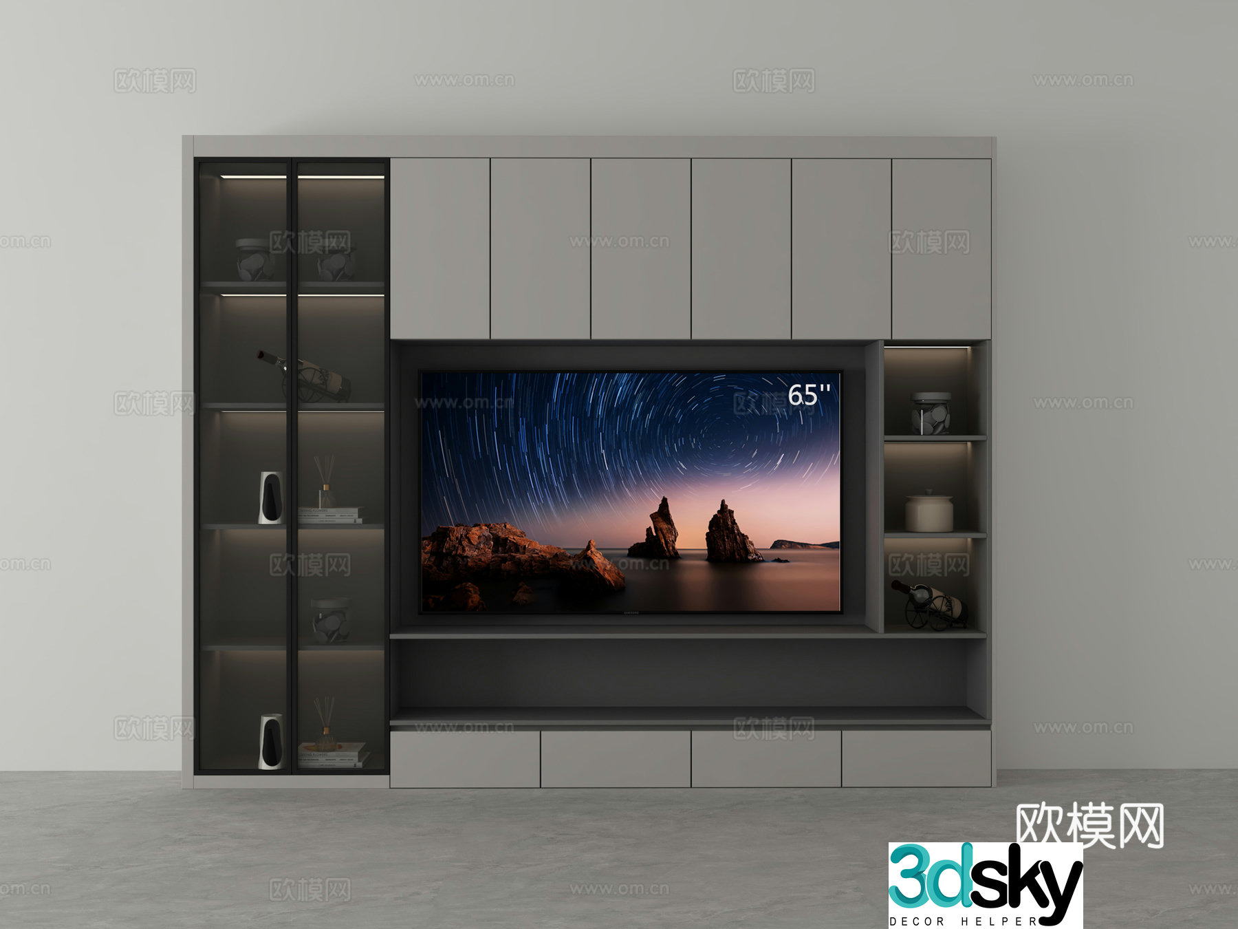 TV cabinet 3d model