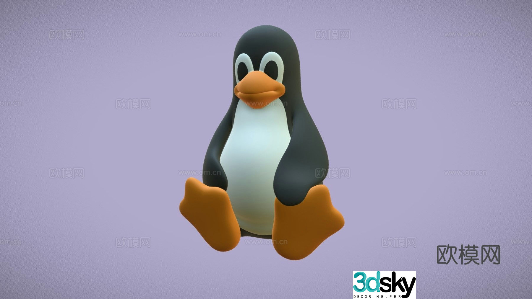 Penguin suit 3d model