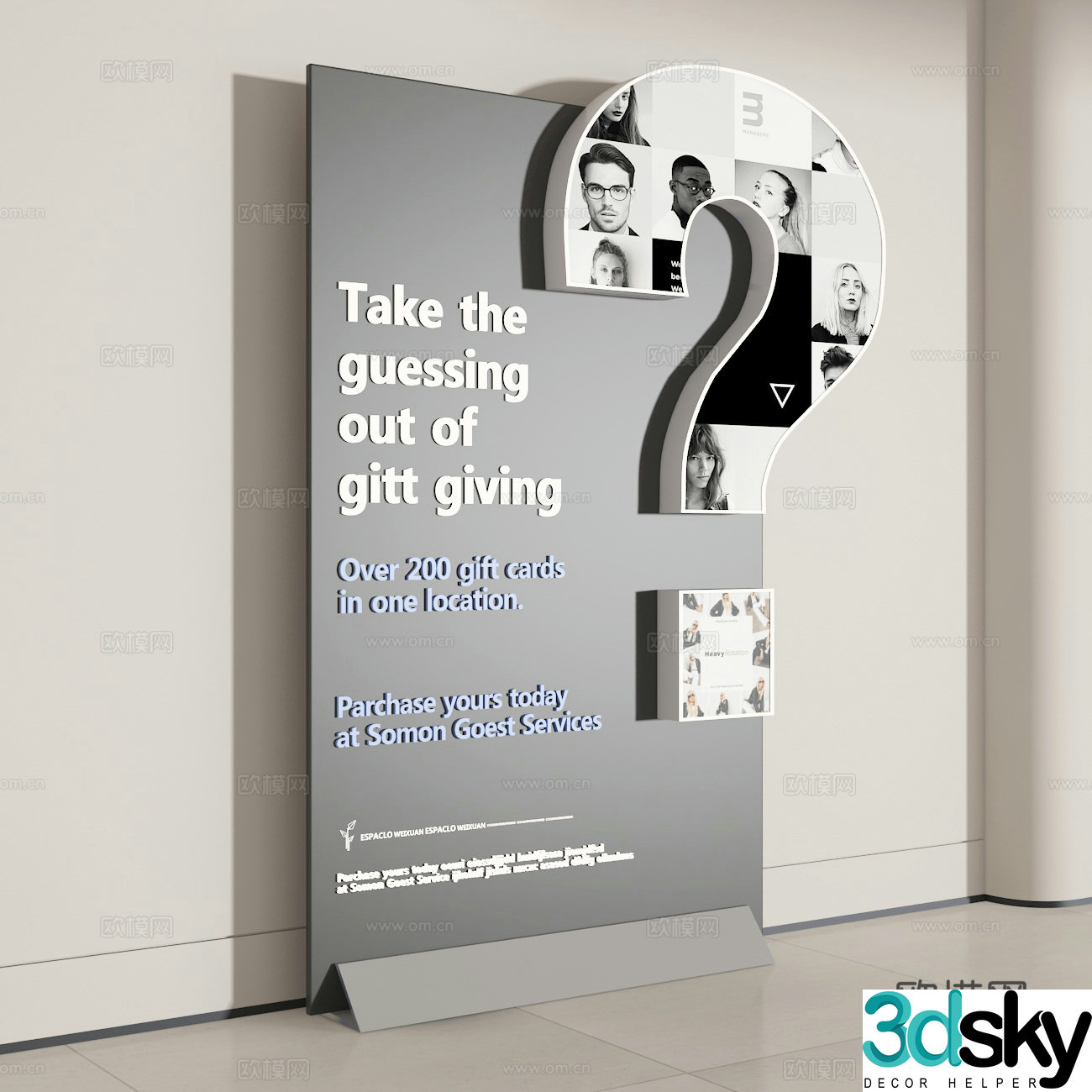 billboard 3d model