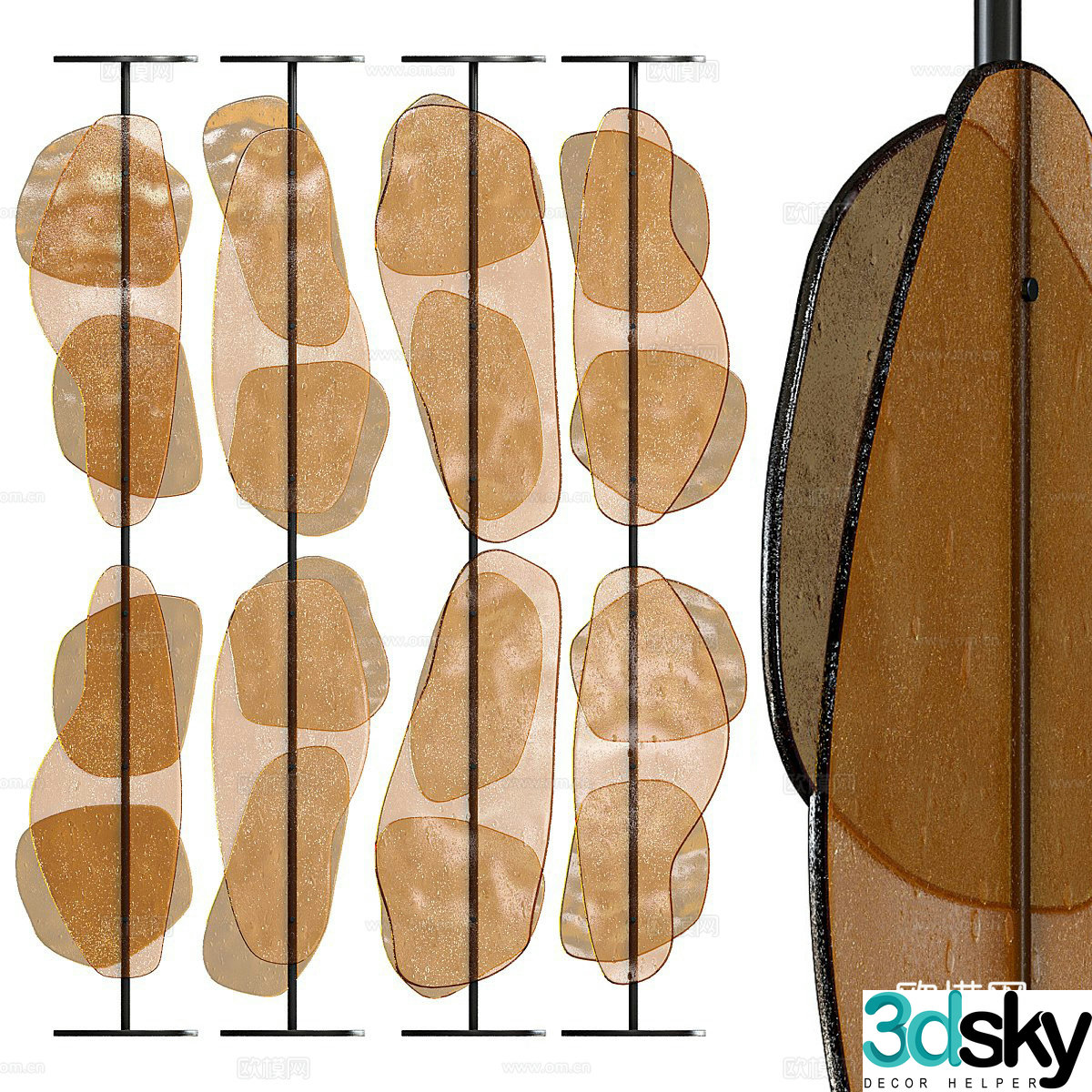 Partition Screen 3D Model