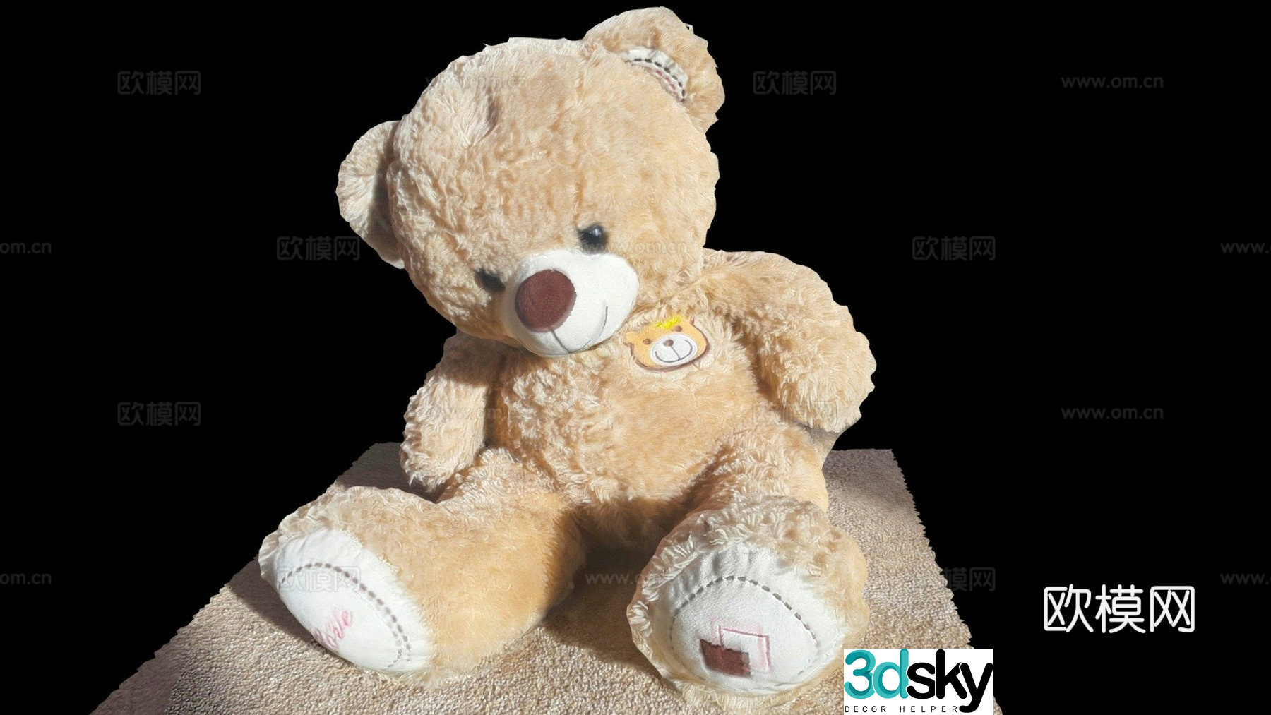 Teddy Bear (3D scan) 3d model