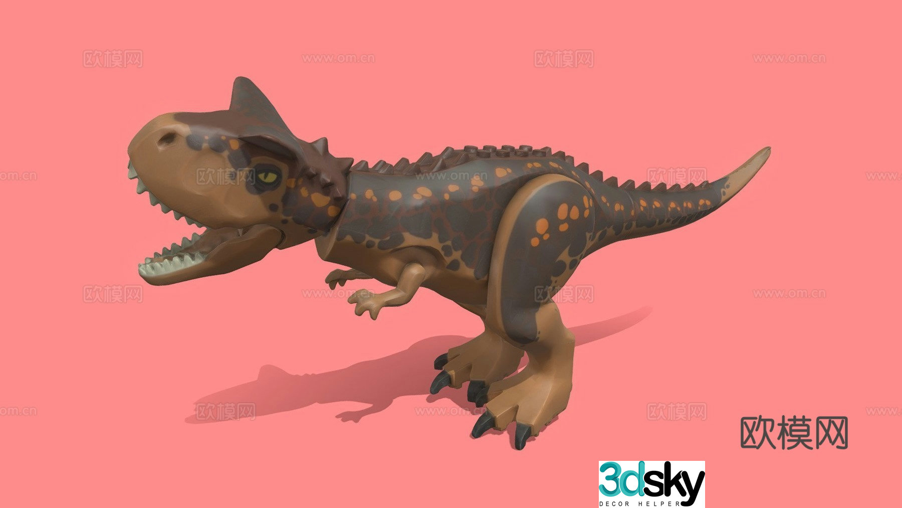 Lego dinosaur 3d model