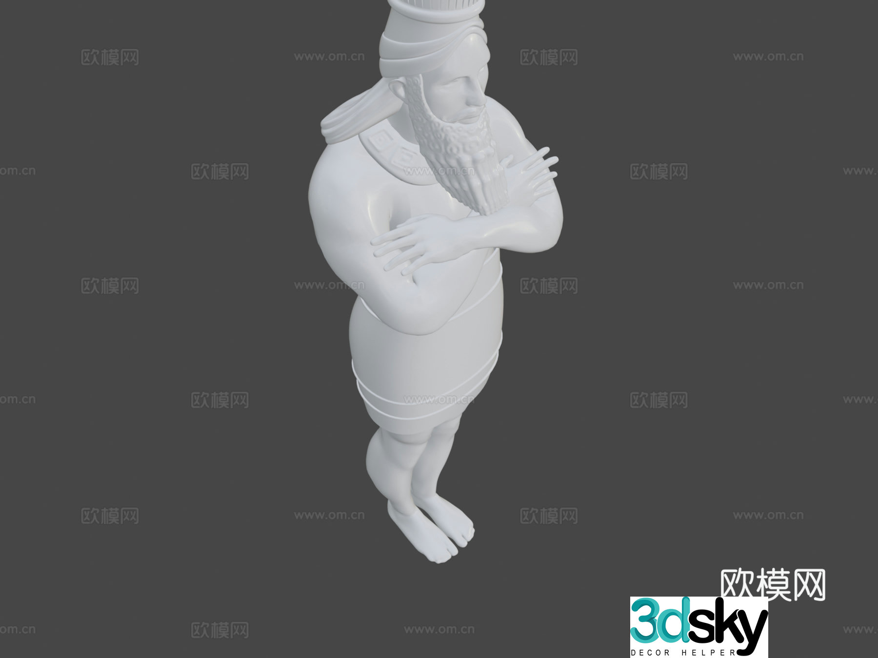 Nebuchadnezzar’s Dream Statue 3D Model