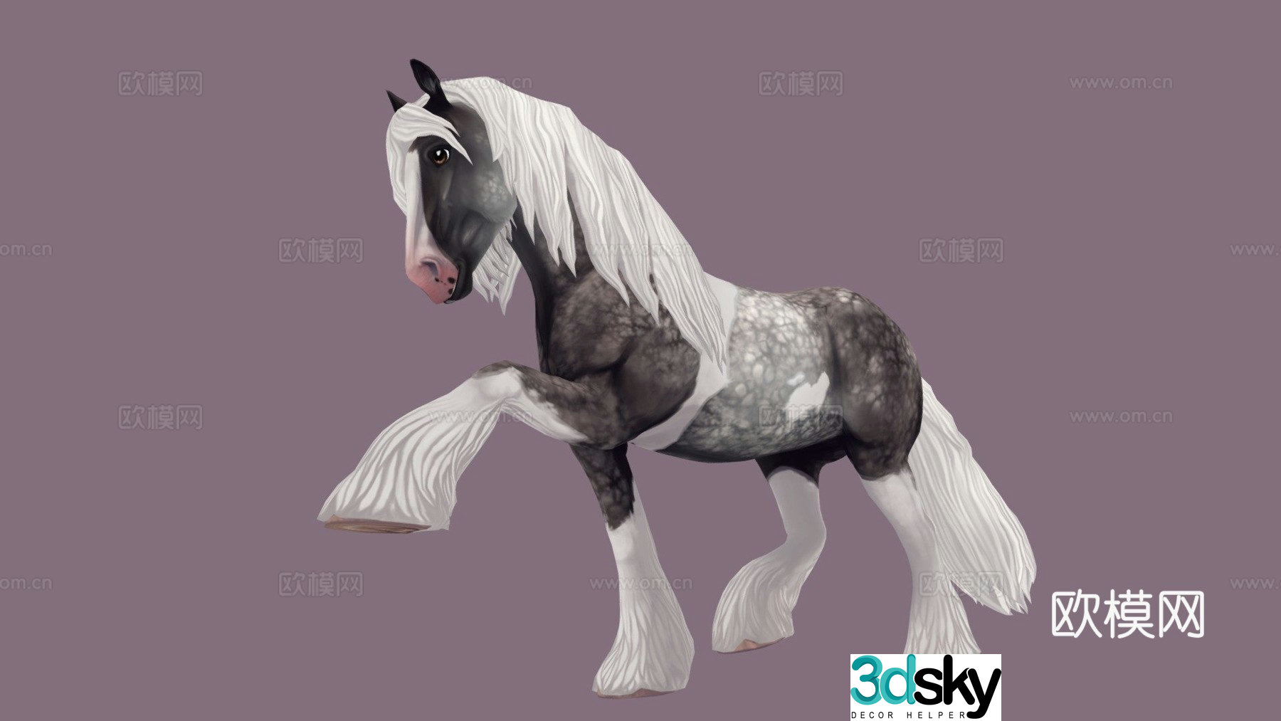 Tinker Horse 3d model in Star Stable