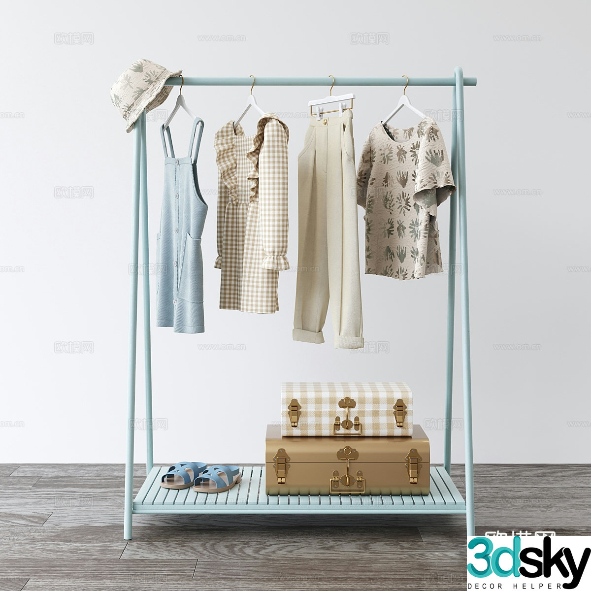 Showcase shelf 3d model
