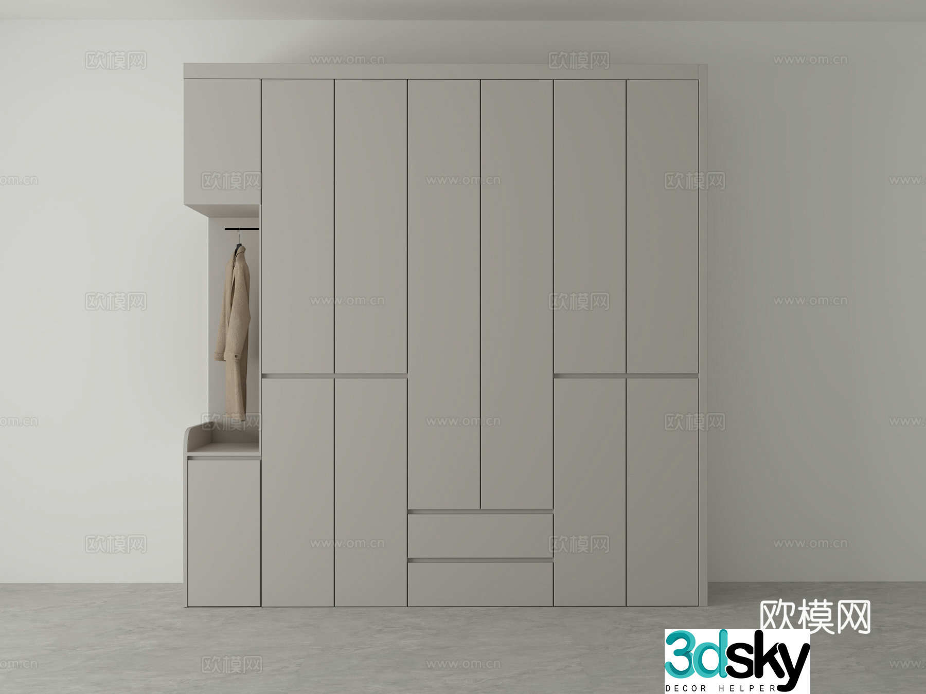Wardrobe 3d model