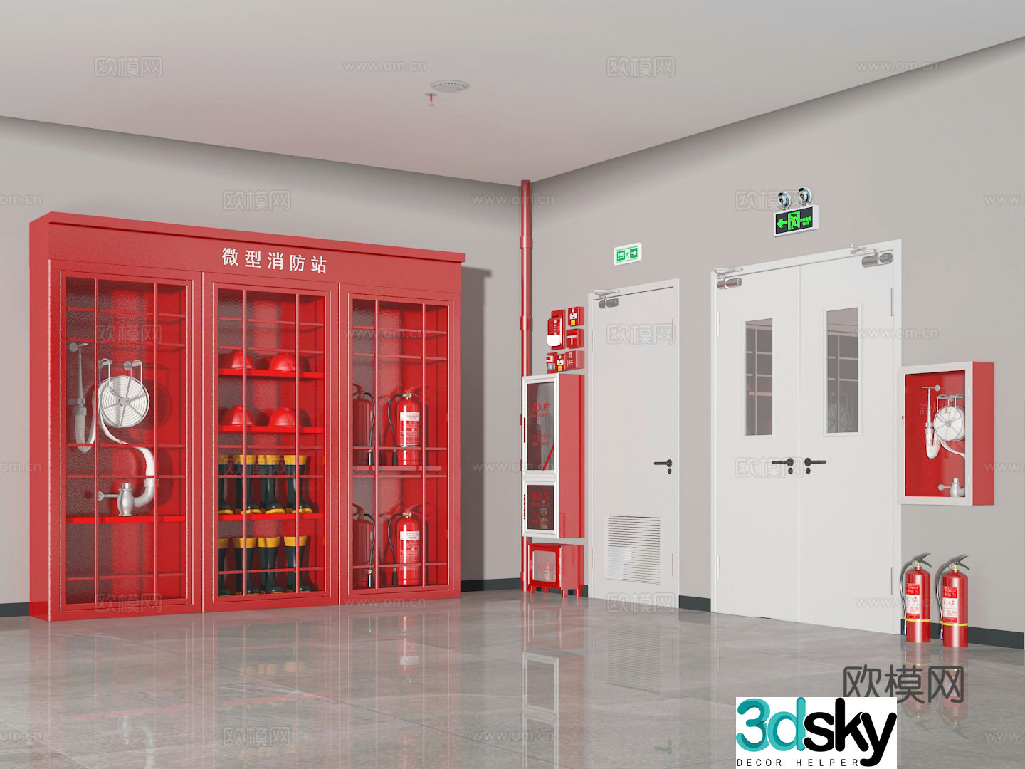 fire 3d model