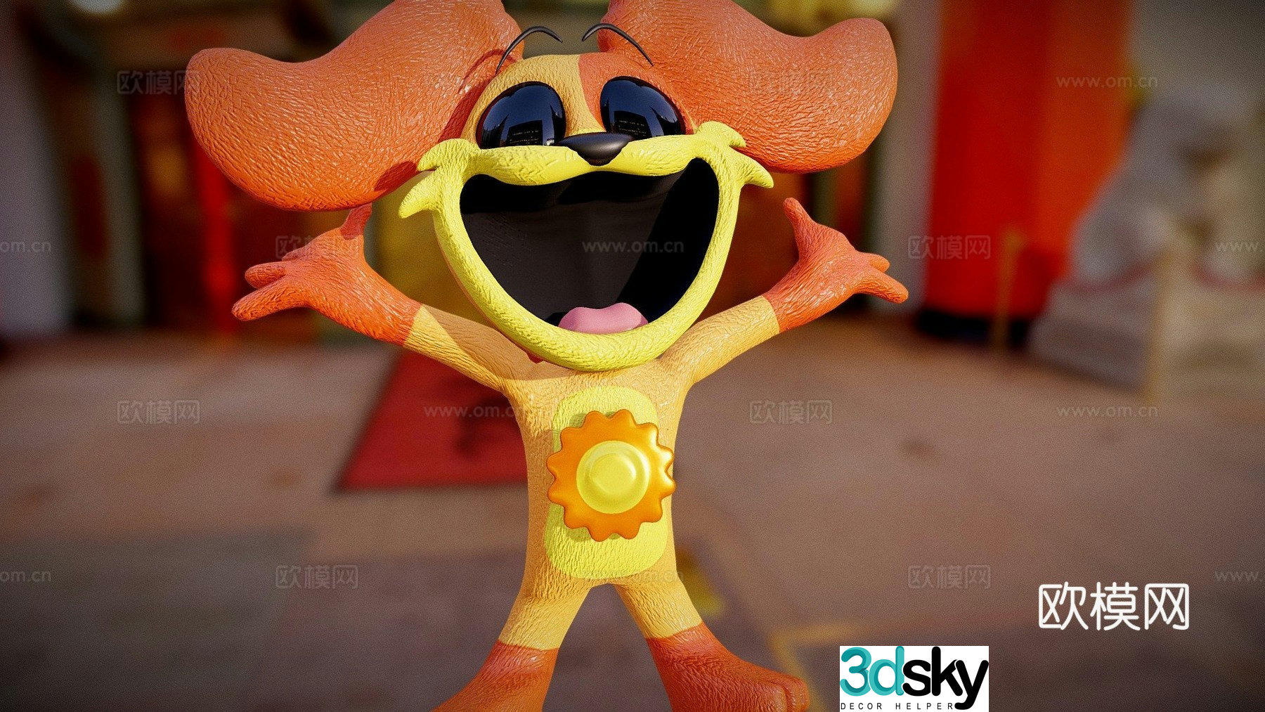 Doggy Day-Poppy Playtime Chapter 3 3D model