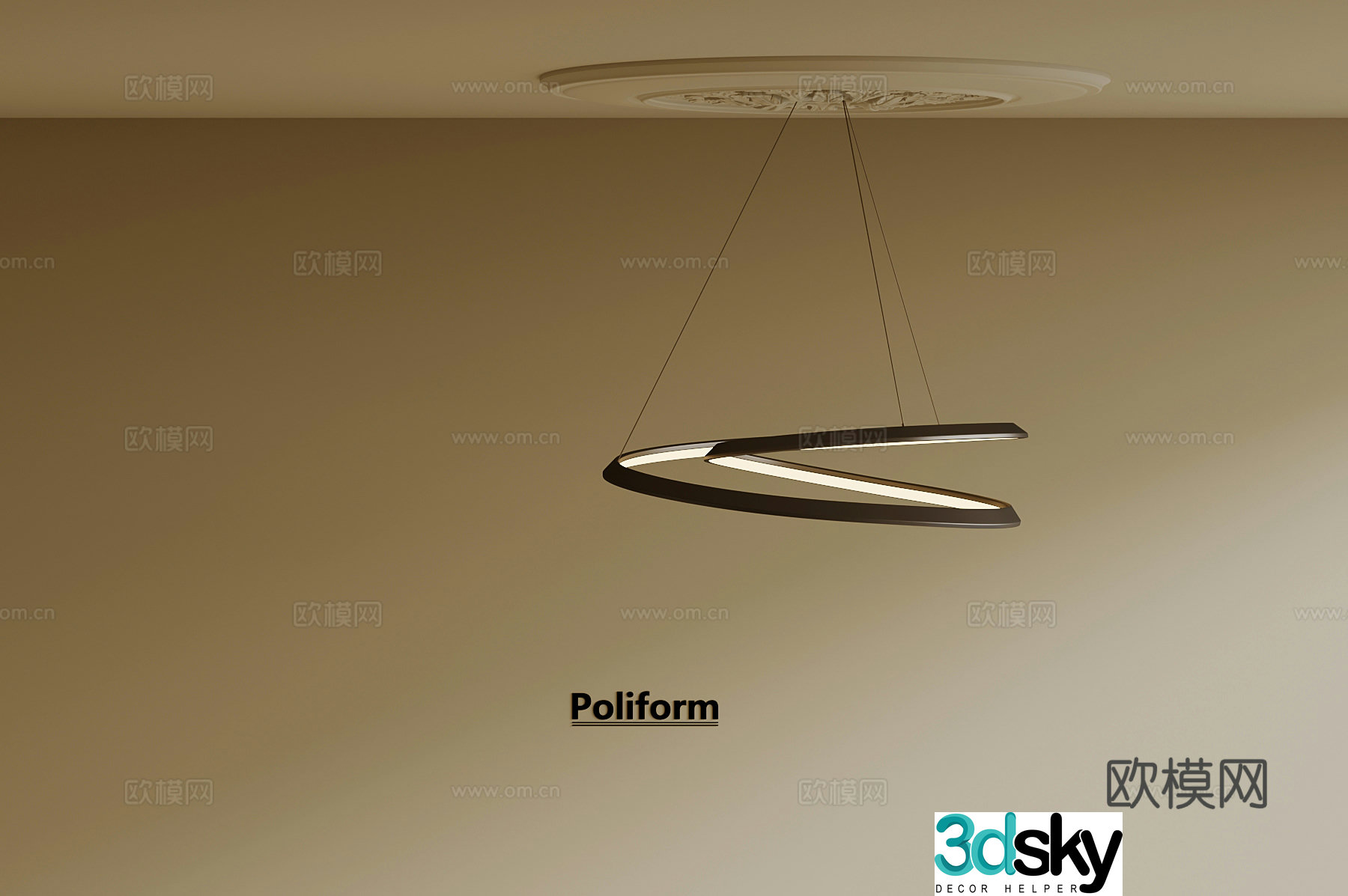 Modern Chandelier Art Chandelier 3d Model