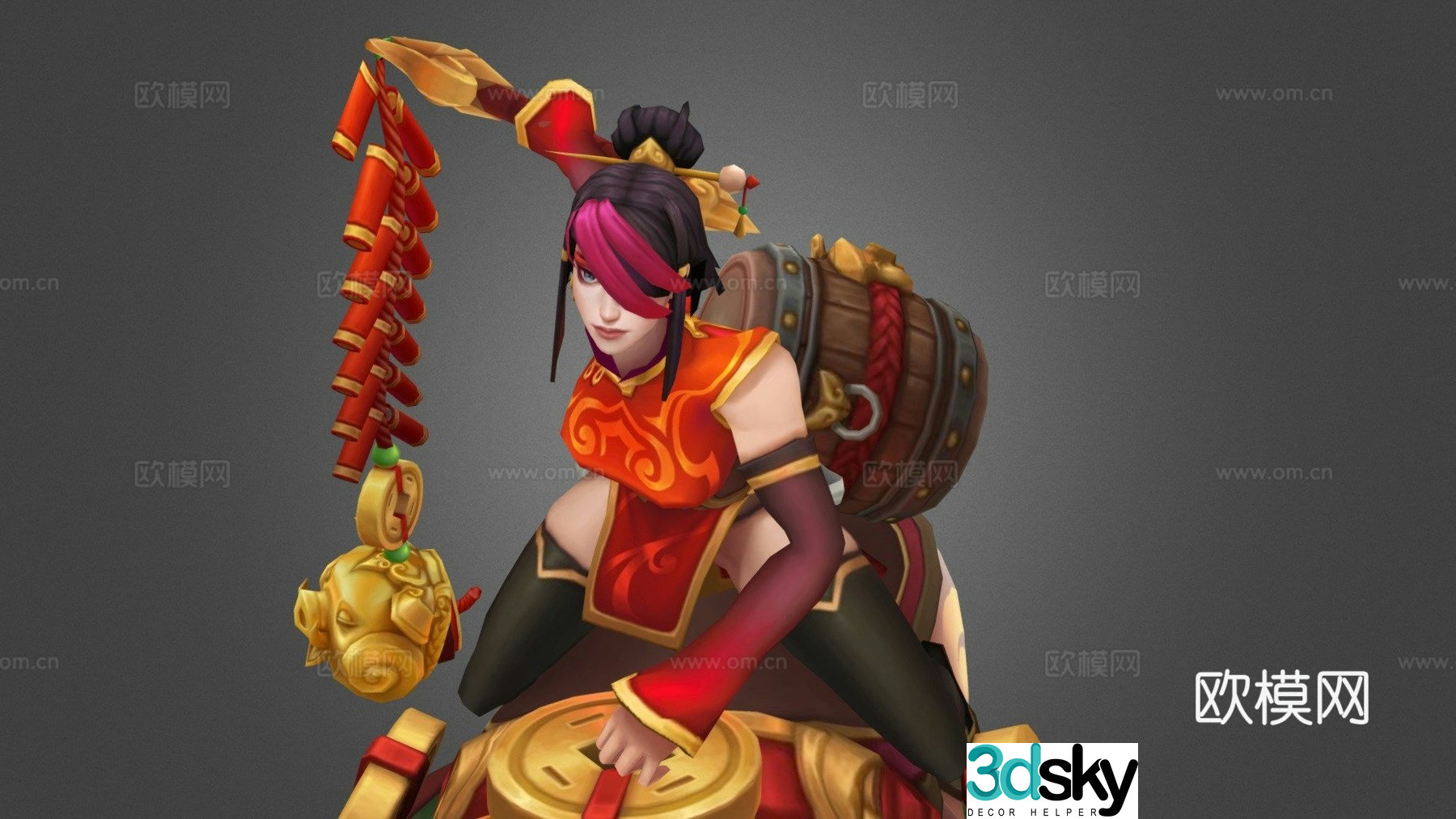 Firecracker Sejuani 3d model
