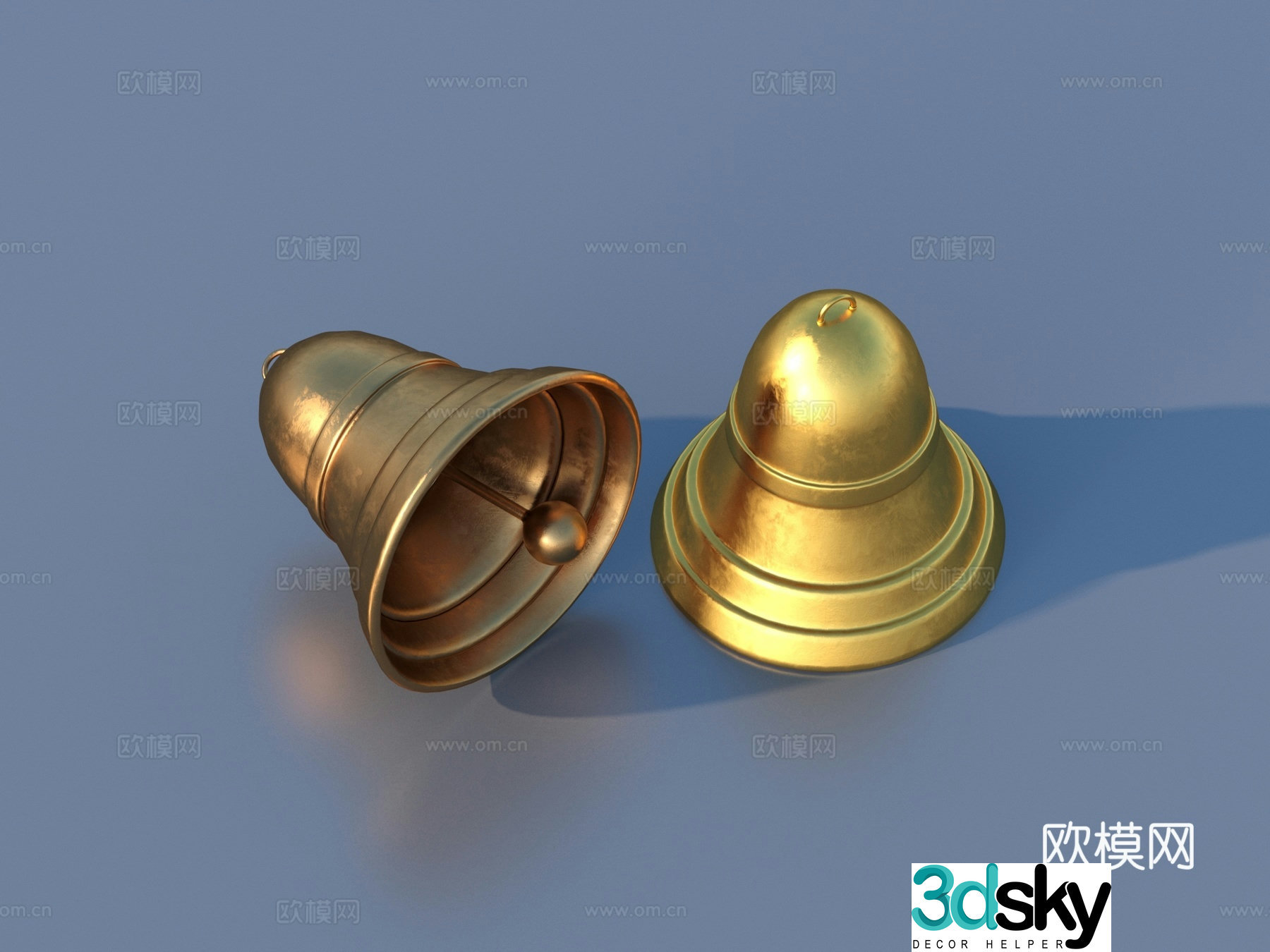 Bell Dingdang Copper Bell 3D Model