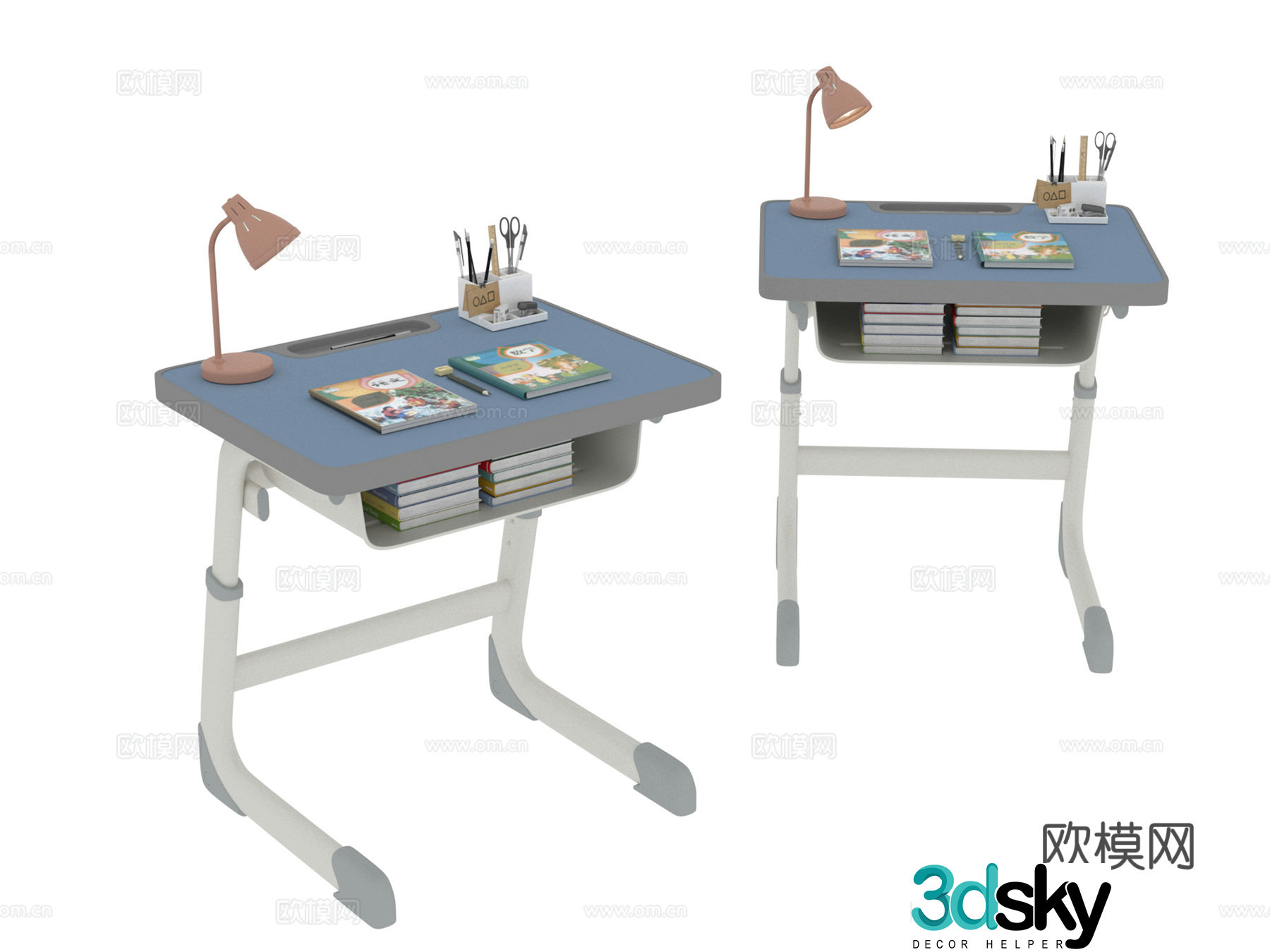 Study table 3D model