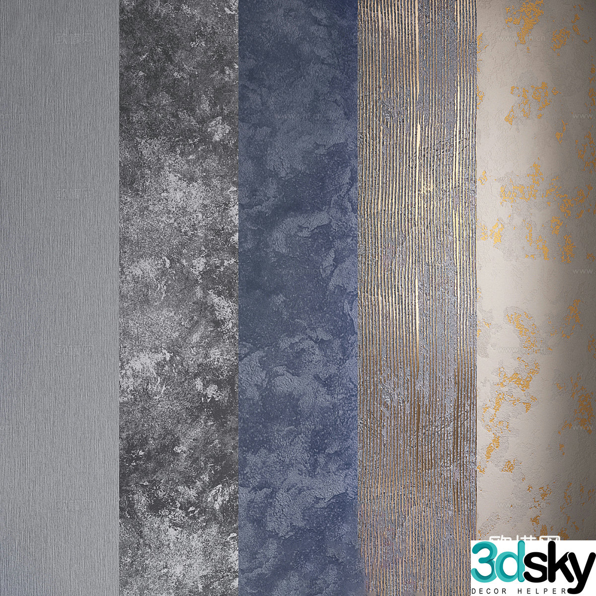 Modern light luxury paint Art paint 3d model