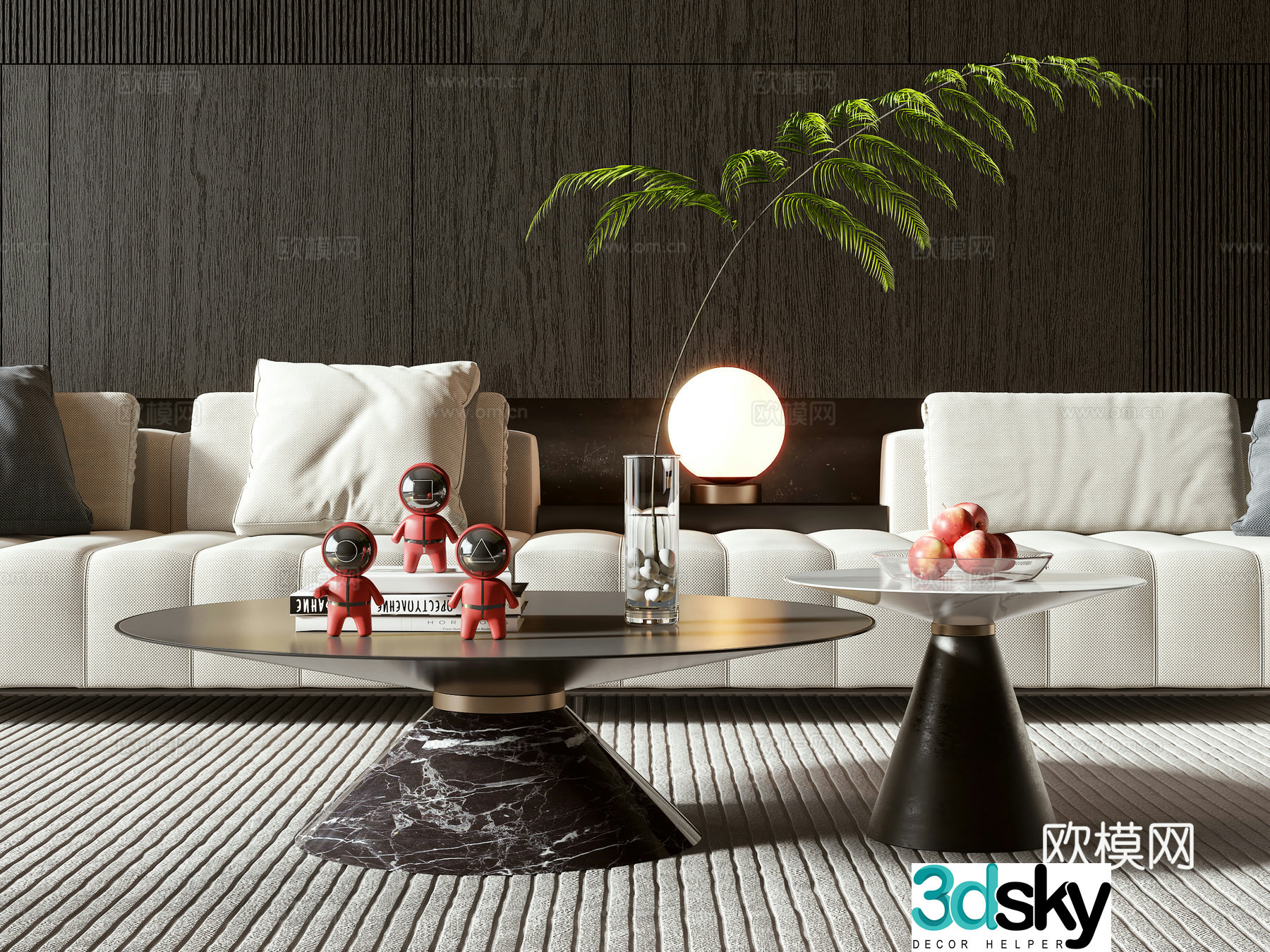 Modern coffee table 3d model