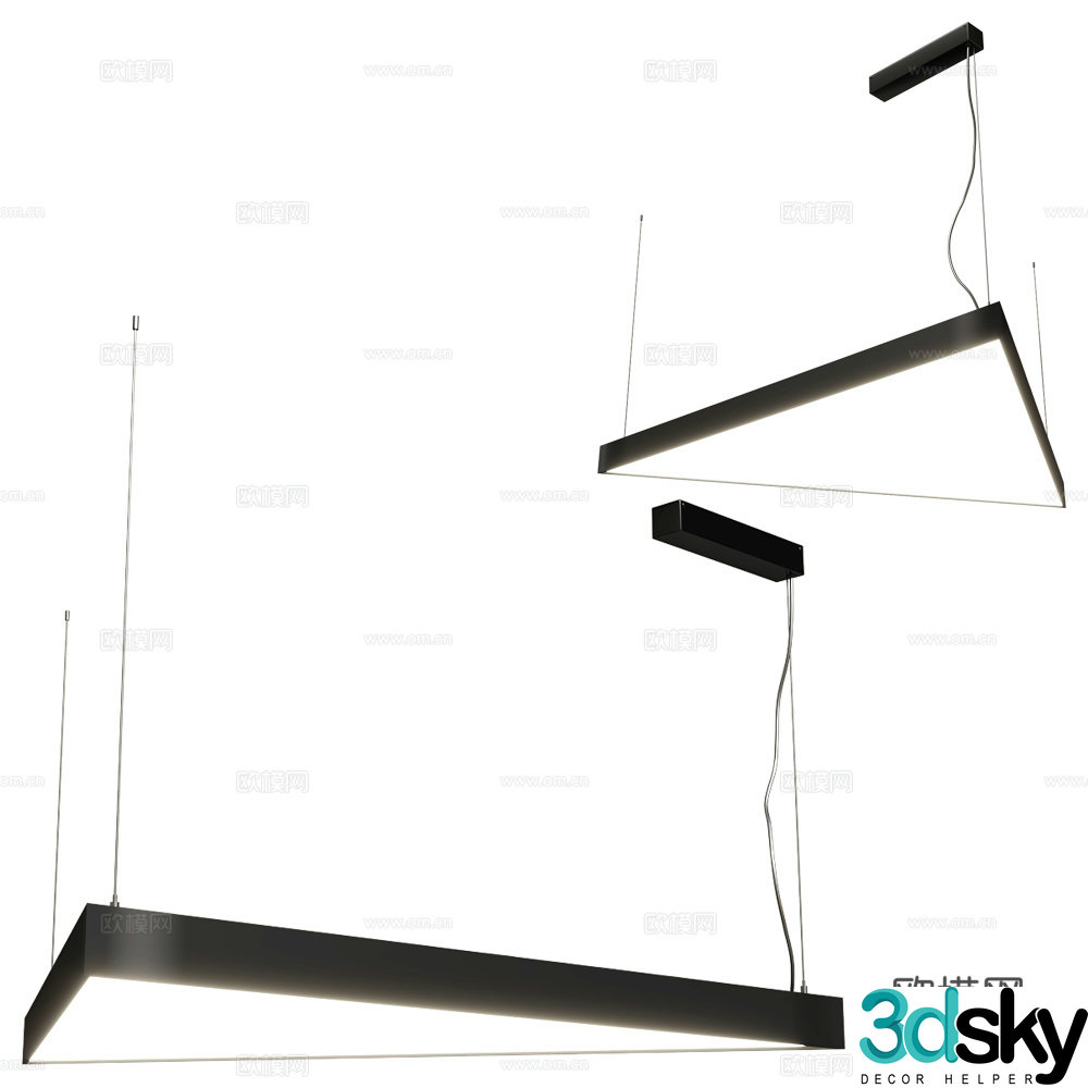 Artlight chandelier 3d model