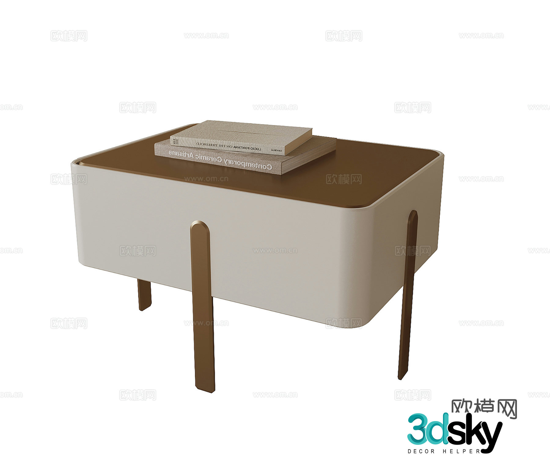 Modern night table 3d model