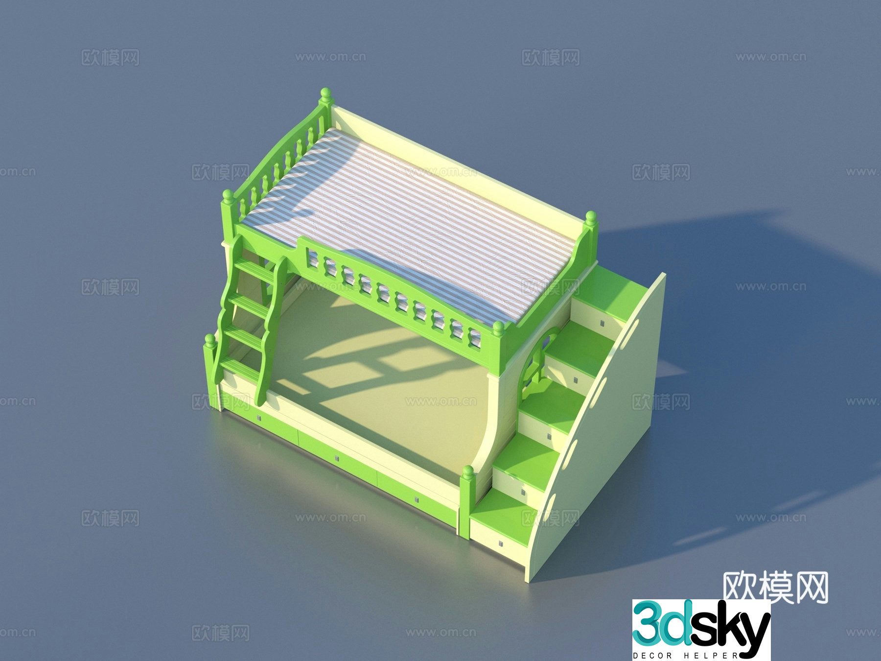 Going and getting out of bed Children’s bed 3D model