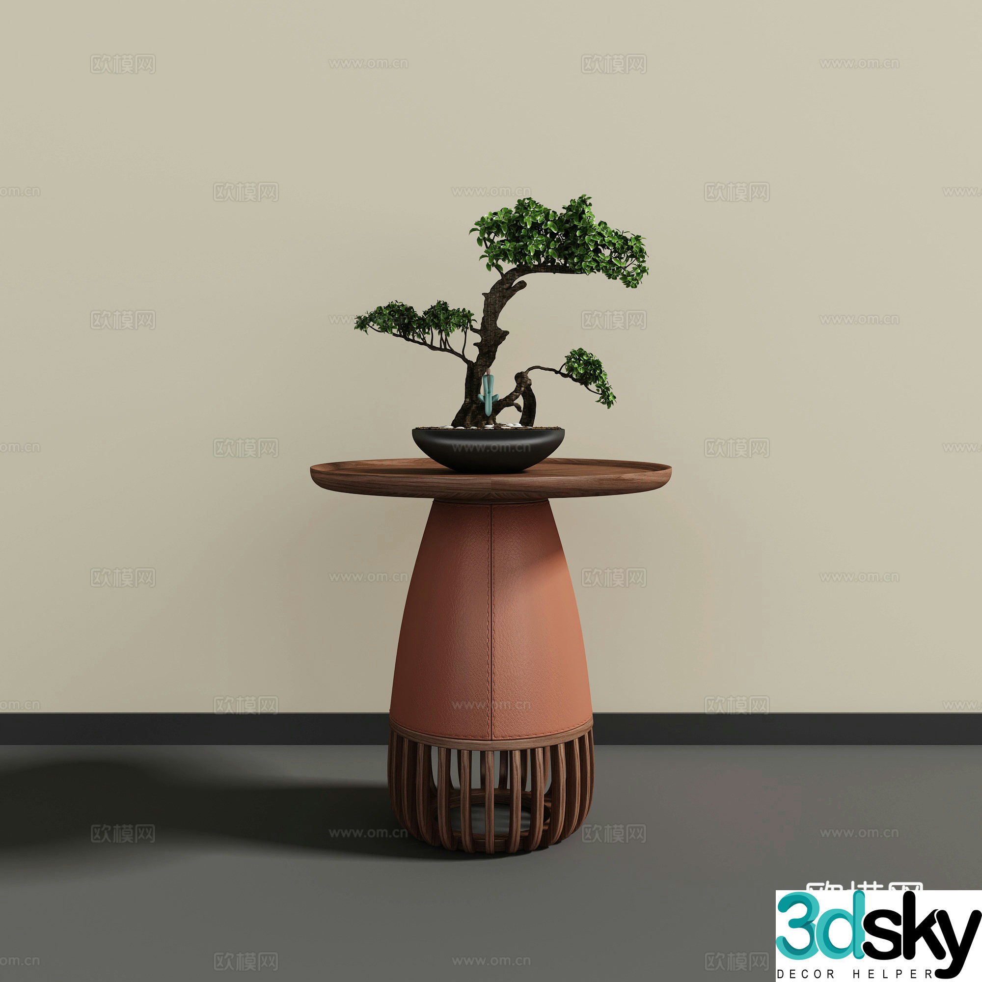 New Chinese side table 3D model