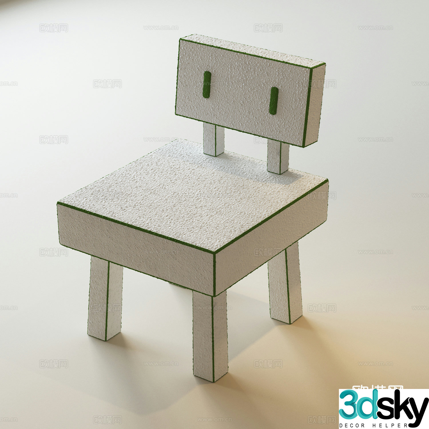 Leisure chair modern leisure chair modern French leisure chair children’s chair 3d model