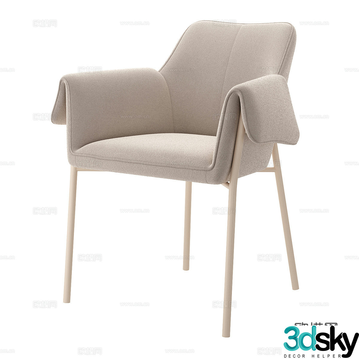 Dining chair 3d model