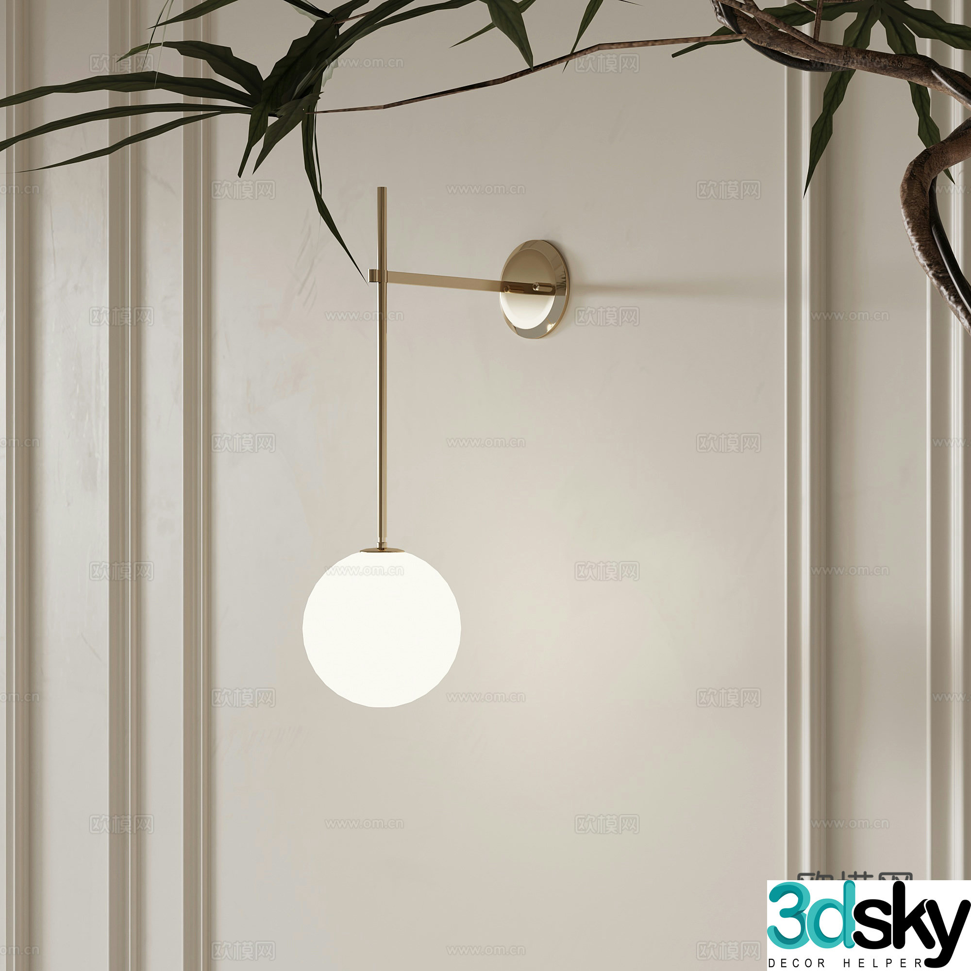 Wall lamp Modern wall lamp Bedside lamp Decorative lamp 3d model