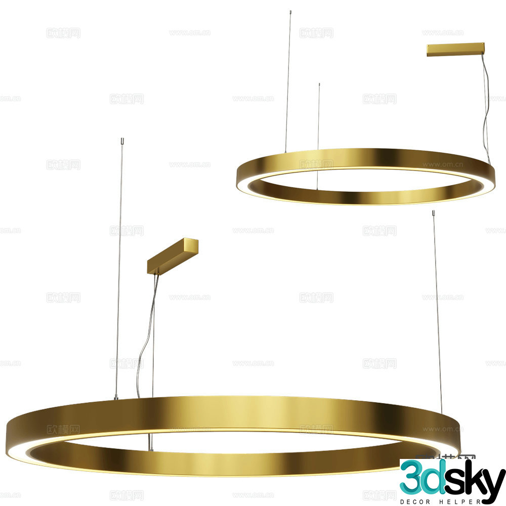 Artlight chandelier 3d model