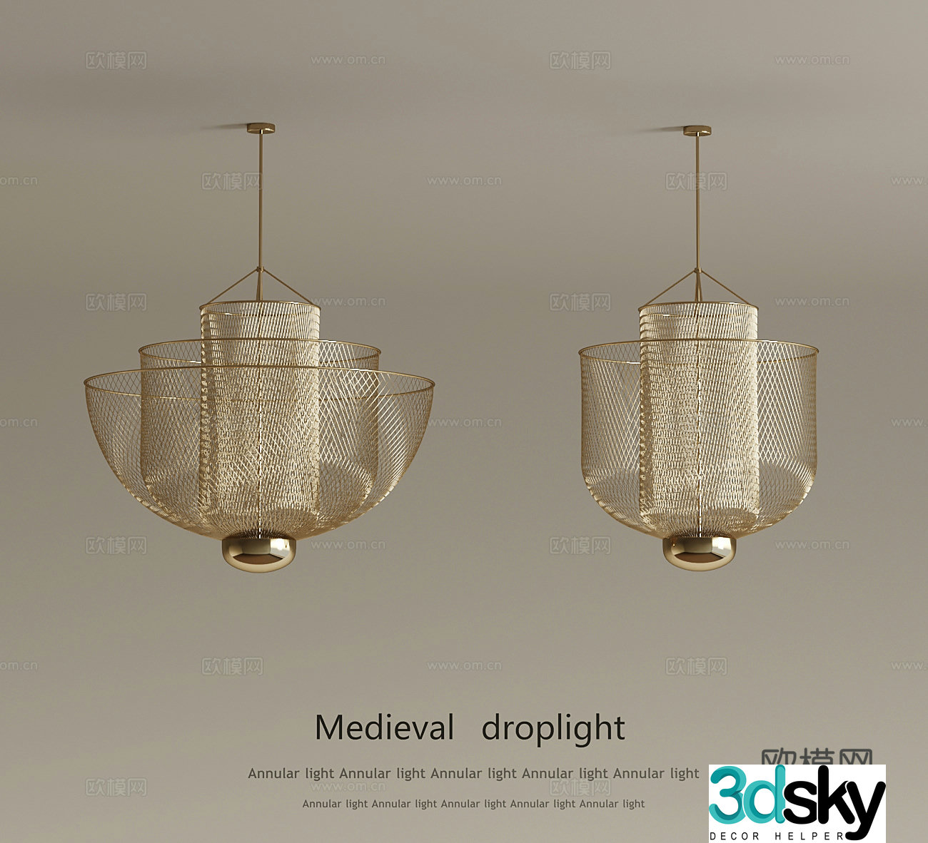Chandelier Modern Art Chandelier Metal Chandelier 3d Model
