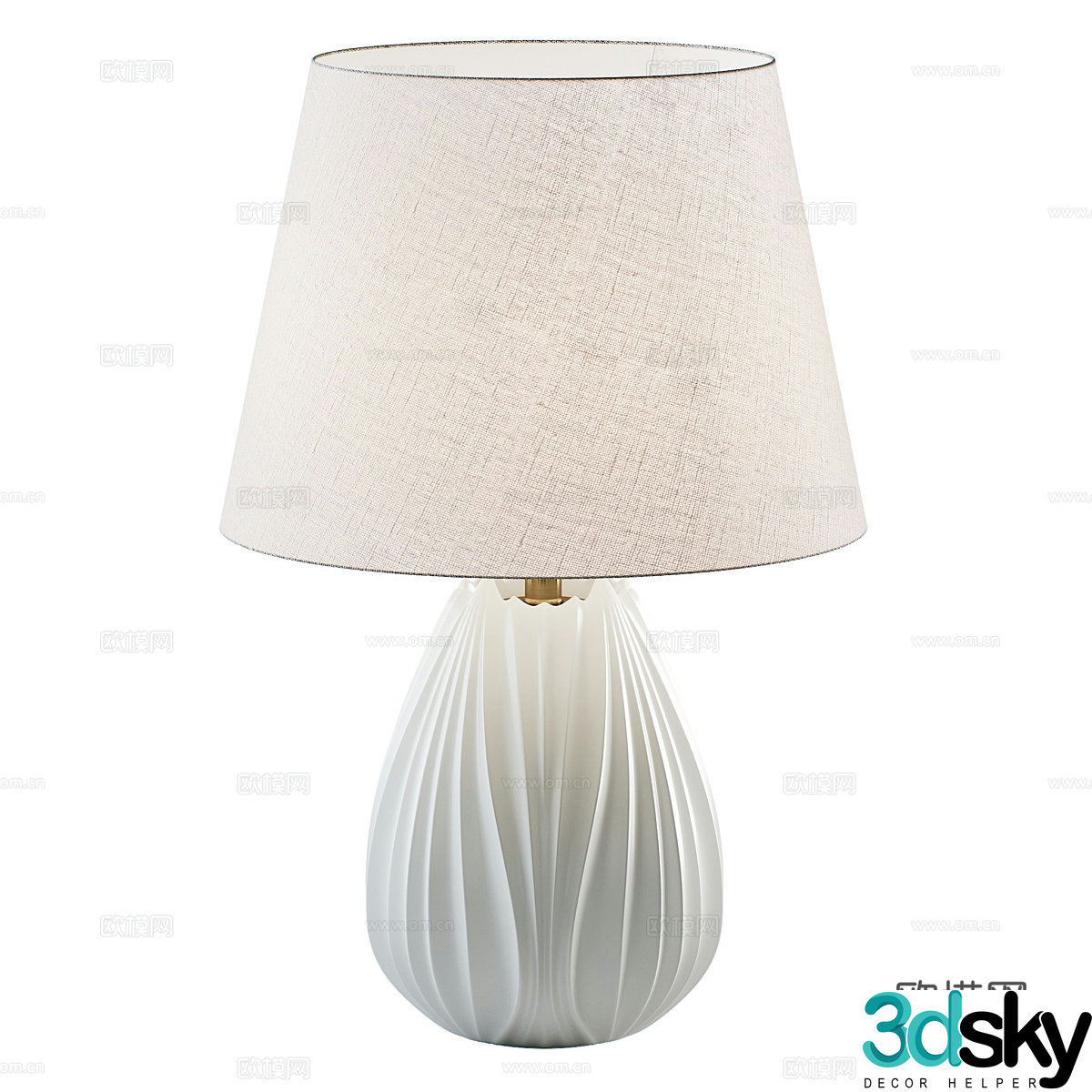 Modern simple desk lamp Table lamp Simple desk lamp Lamp Study desk lamp 3D model