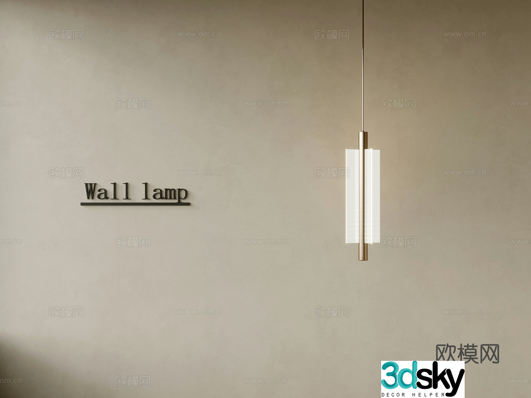 Chandelier Modern small chandelier Metal chandelier Fishing line chandelier 3d model