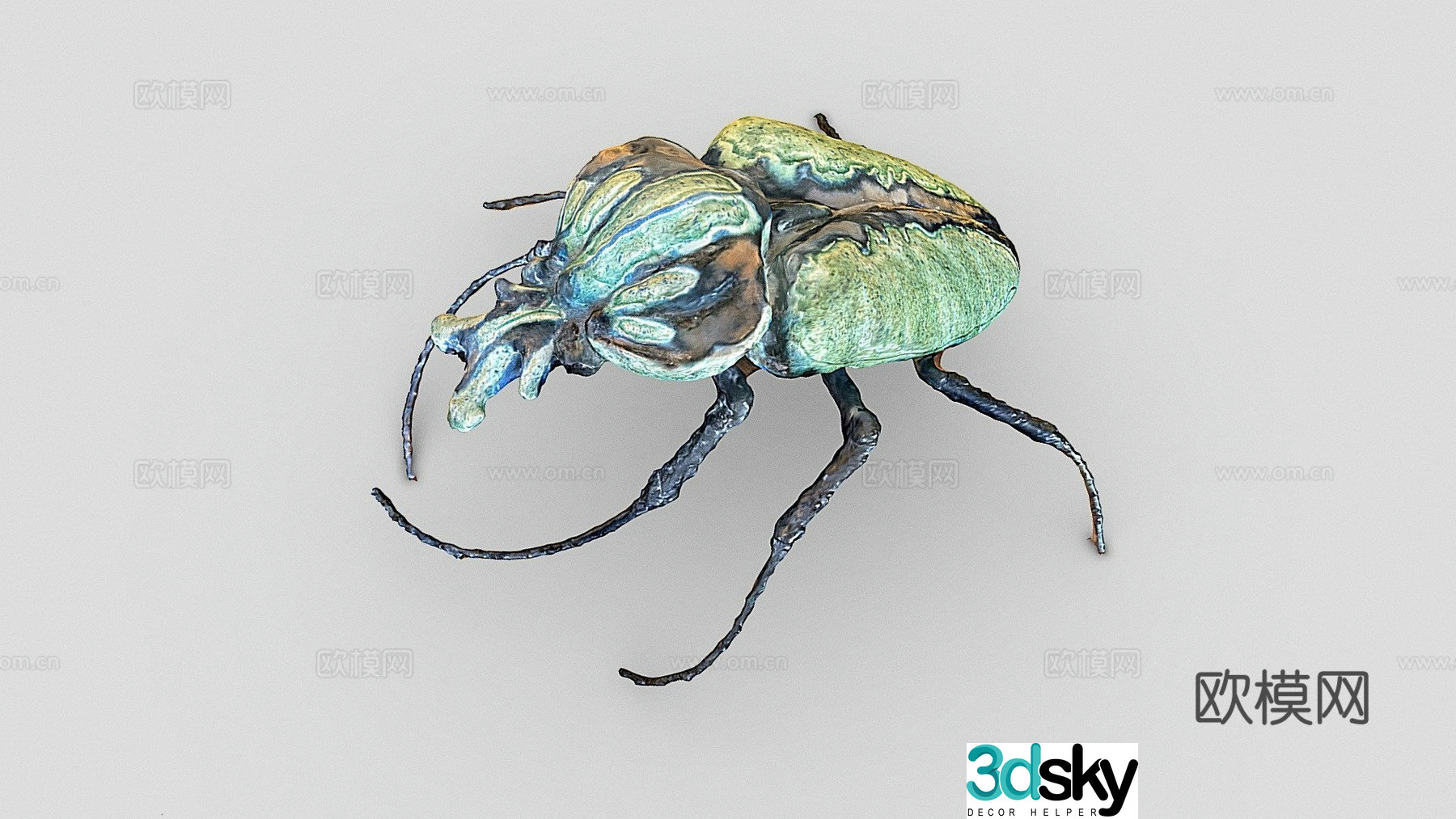 Day 185 – Scarab Sculpture – Daily Scan 3D Model