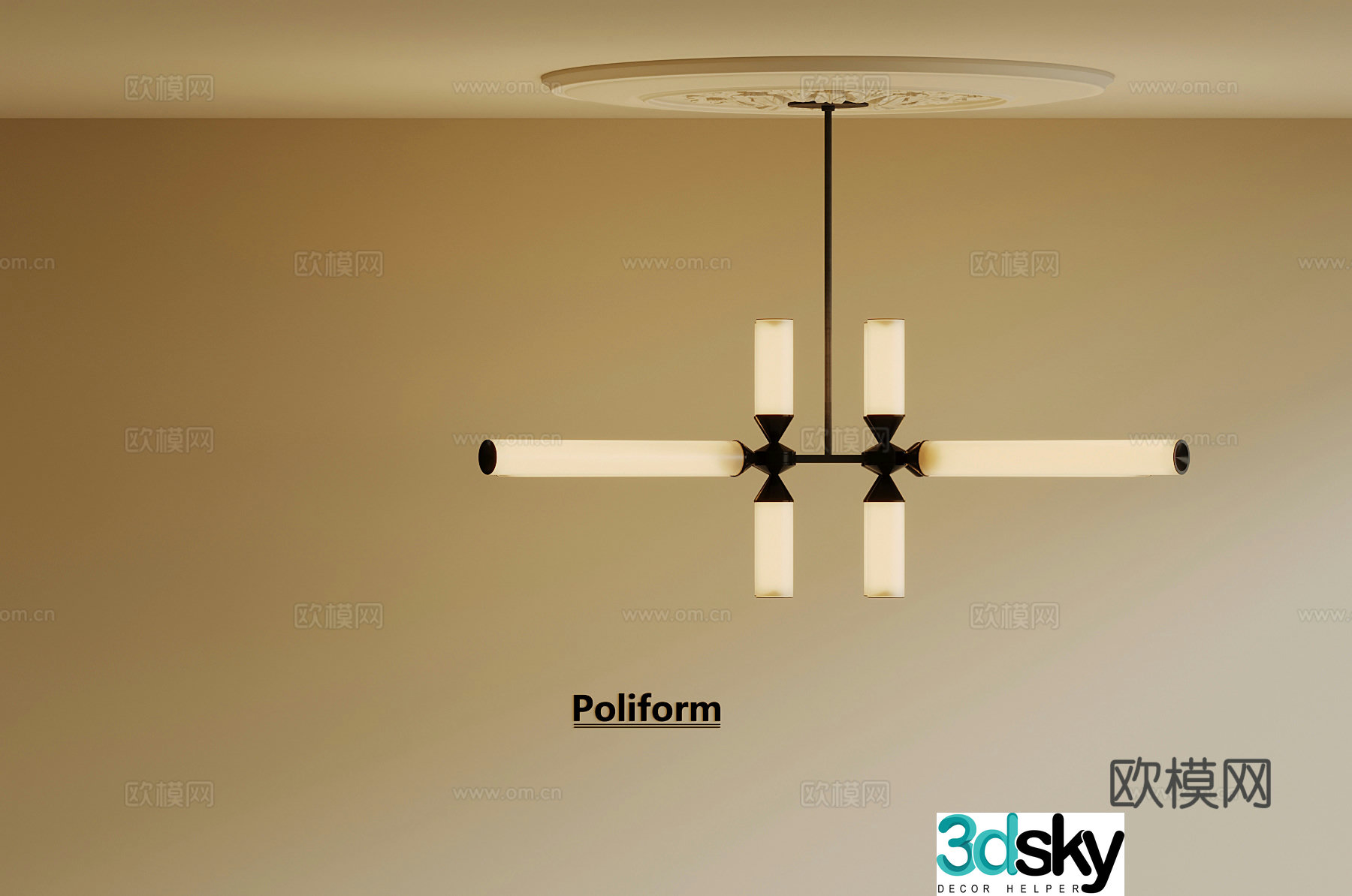 Modern Chandelier Creative Chandelier 3d Model
