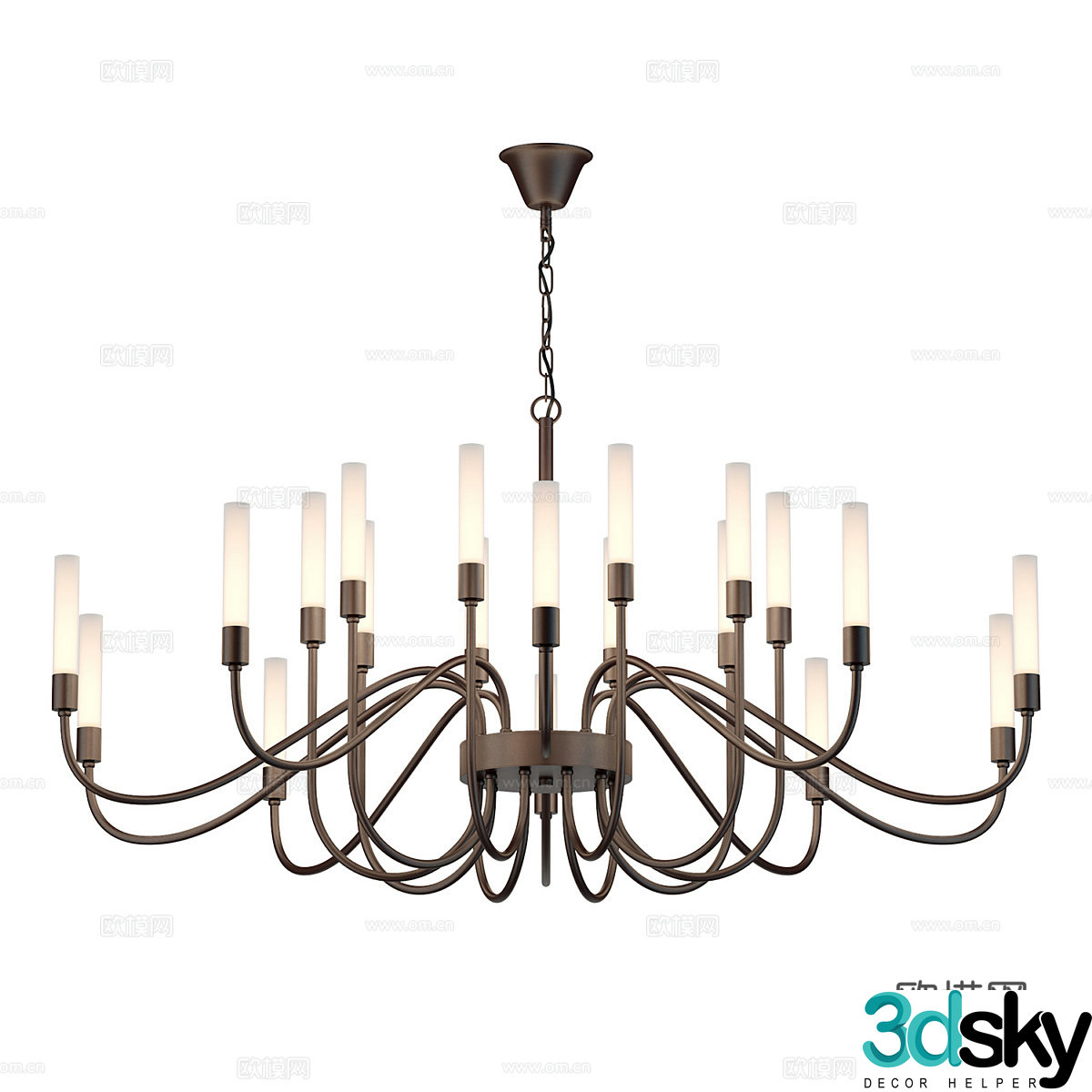 Nordic simple chandeliers chandeliers simple chandeliers dining chandeliers living room chandeliers lamps 3D model