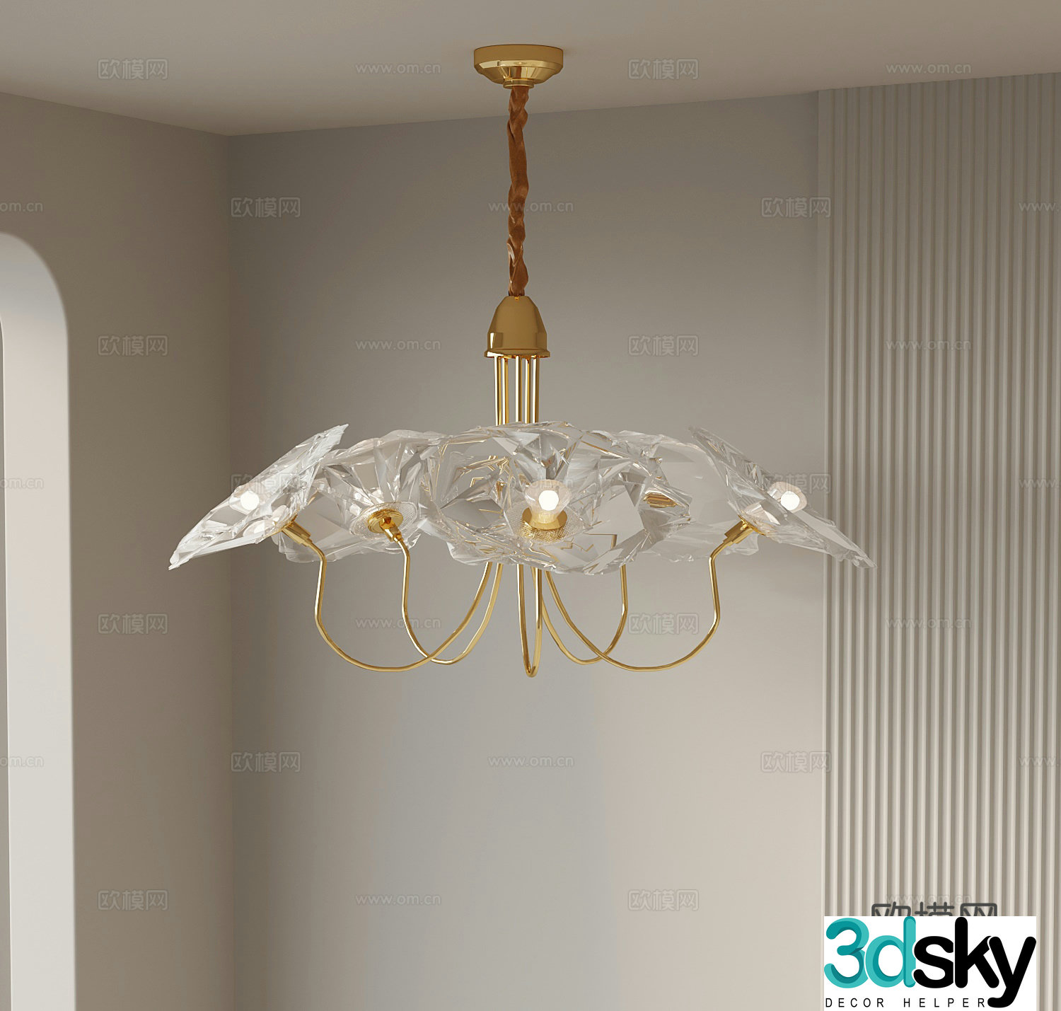 Chandelier Modern Chandelier 3d Model