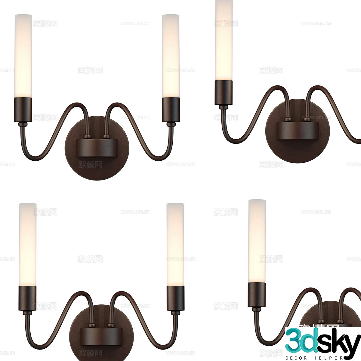 Nordic simple wall lamp wall lamp simple wall lamp decorative wall lamp living room wall lamp 3d model