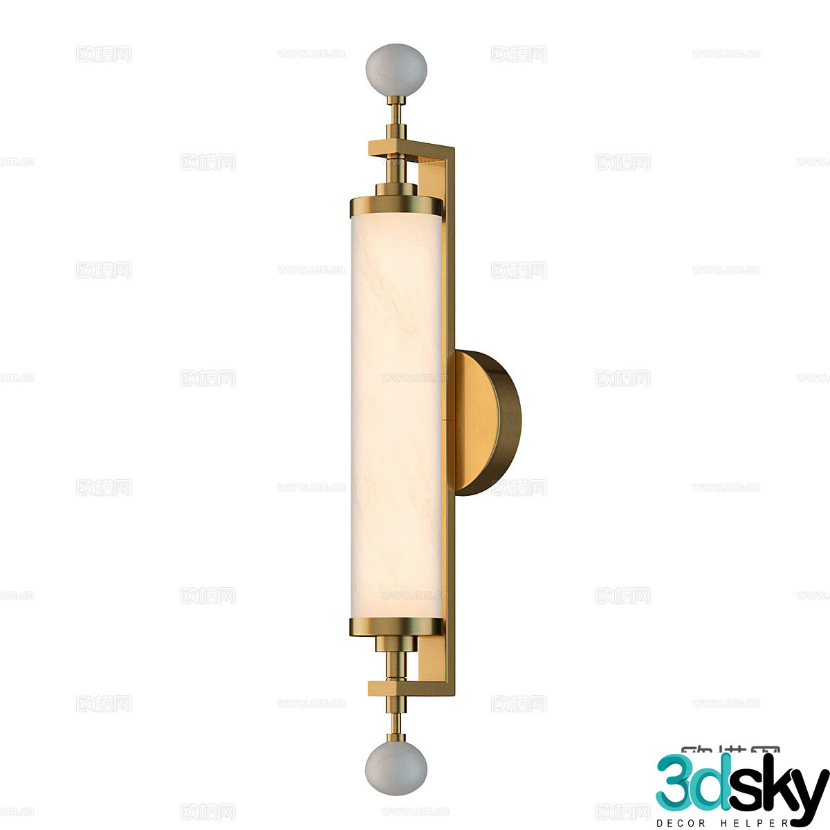 Modern wall lamp 3d model