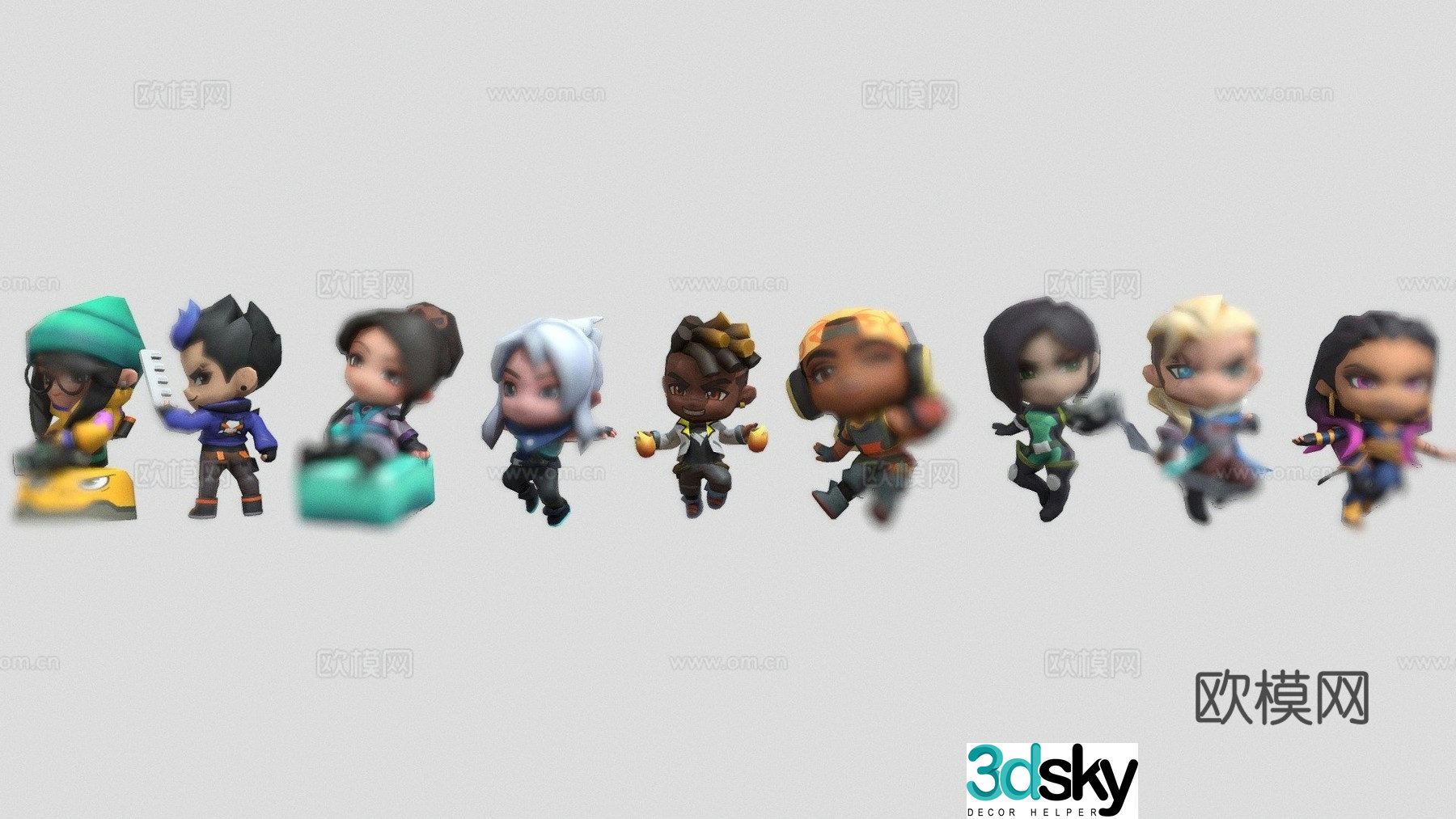 Fearless Contract Q version (key chain) 3D model