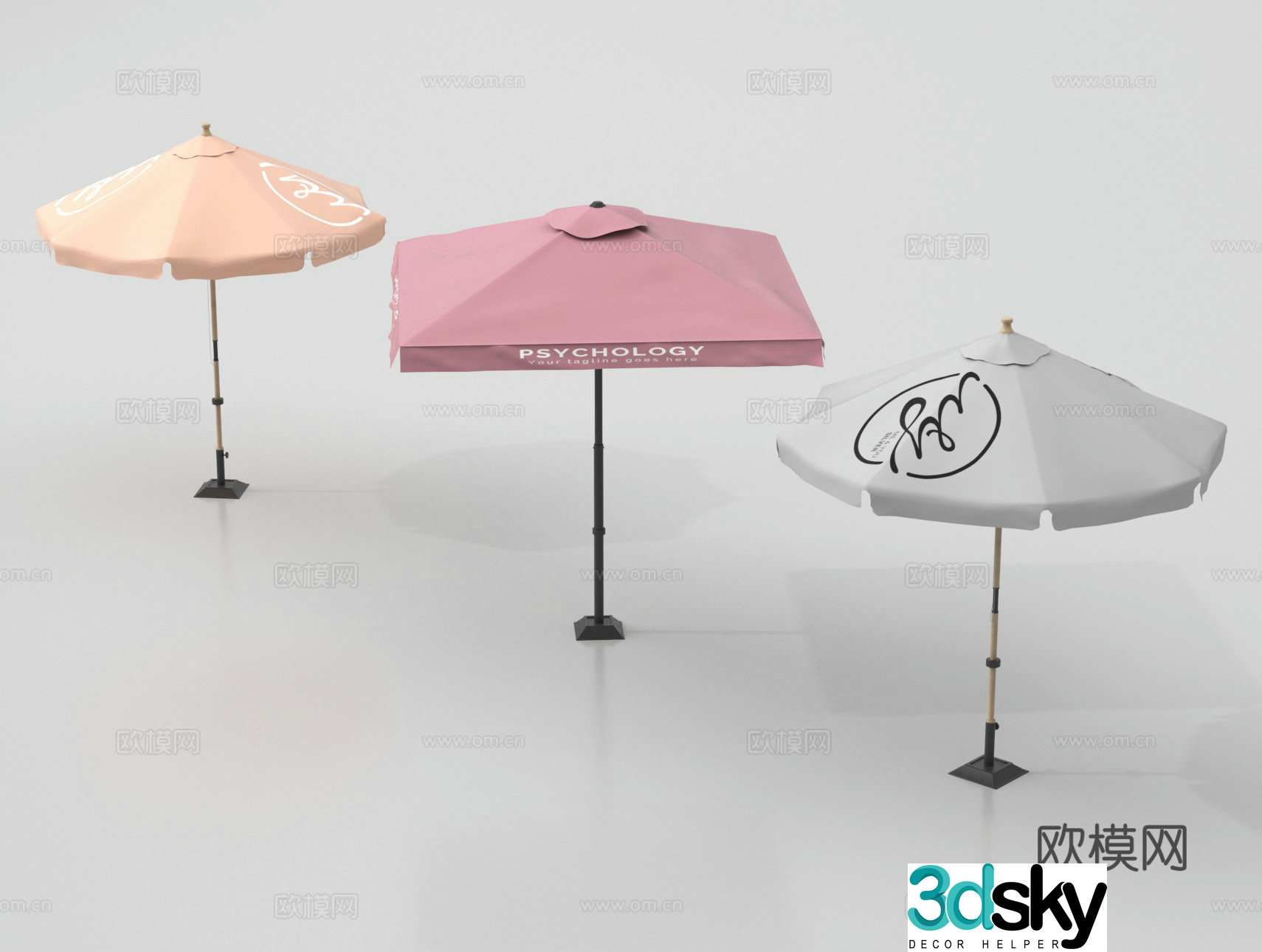 Parasol Umbrella 3D Model