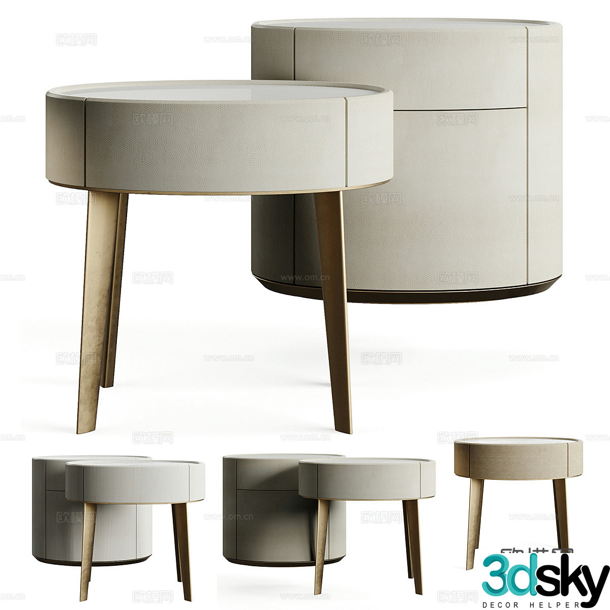 3d model of chest of drawers