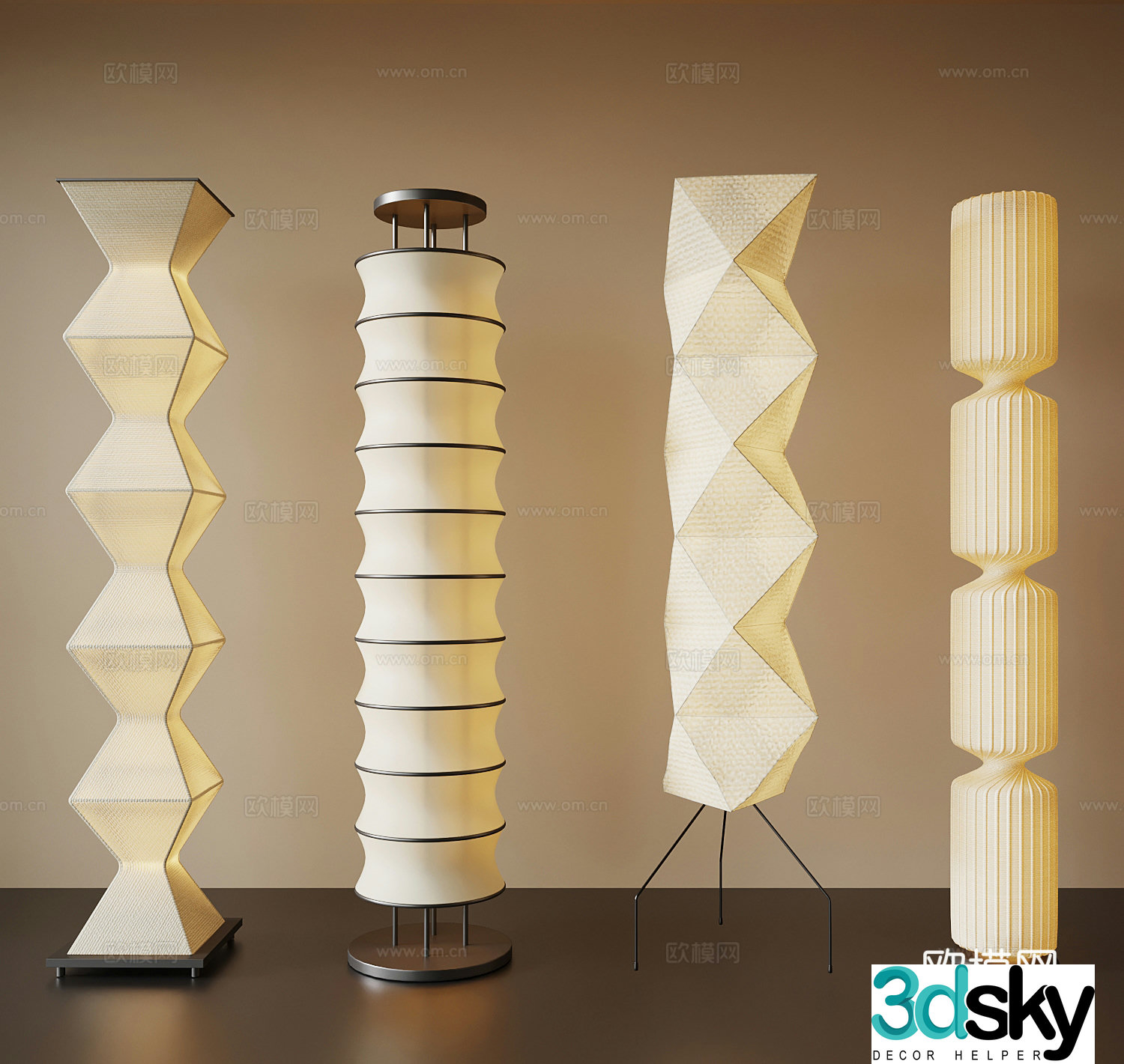 Floor lamp Modern art Floor lamp 3d model